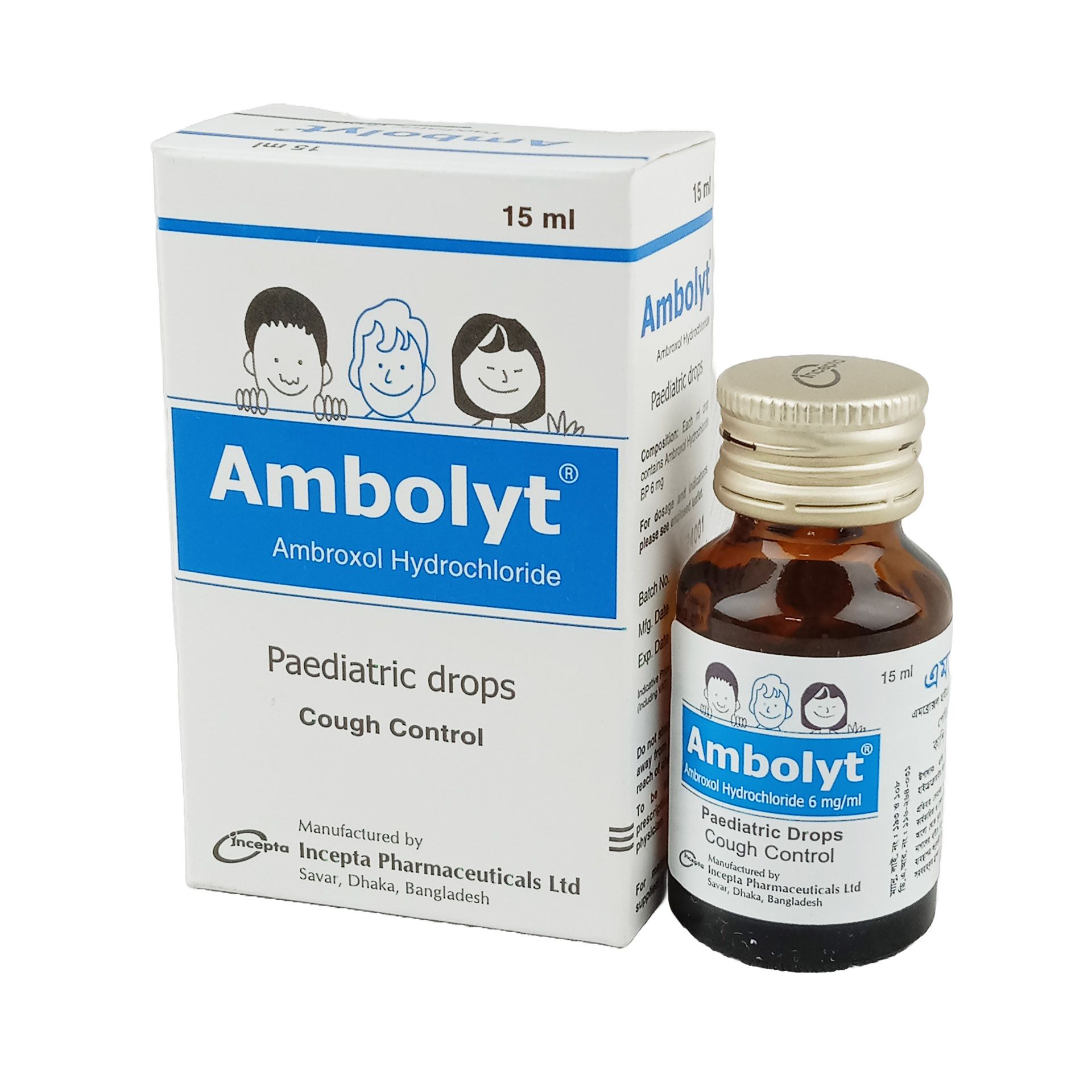 Ambolyt Paediatric Drops 6mg/ml Pediatric Drops