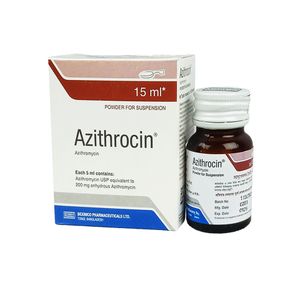 Azithrocin 200mg/5ml Powder for Suspension