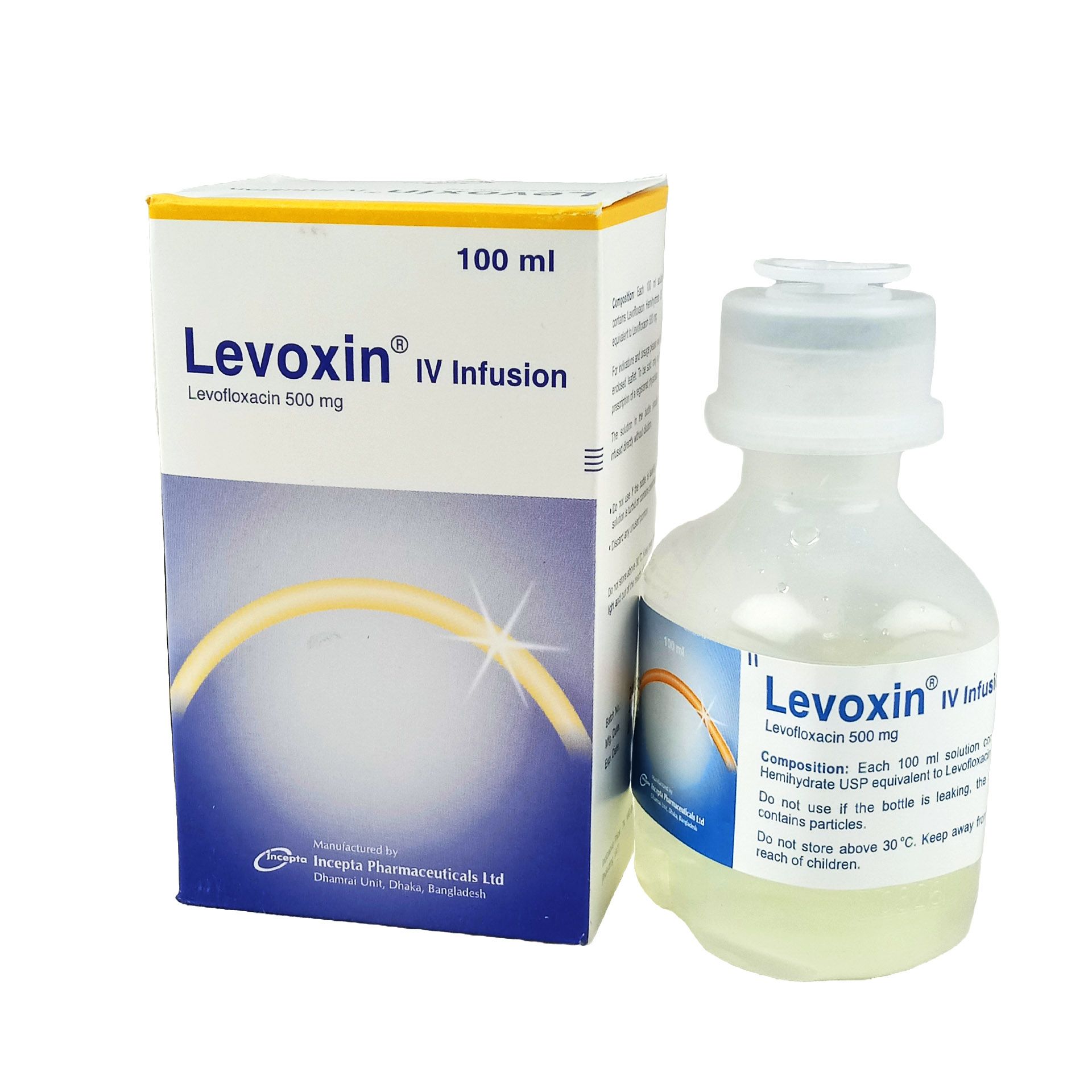 Levoxin IV 5mg/ml Infusion