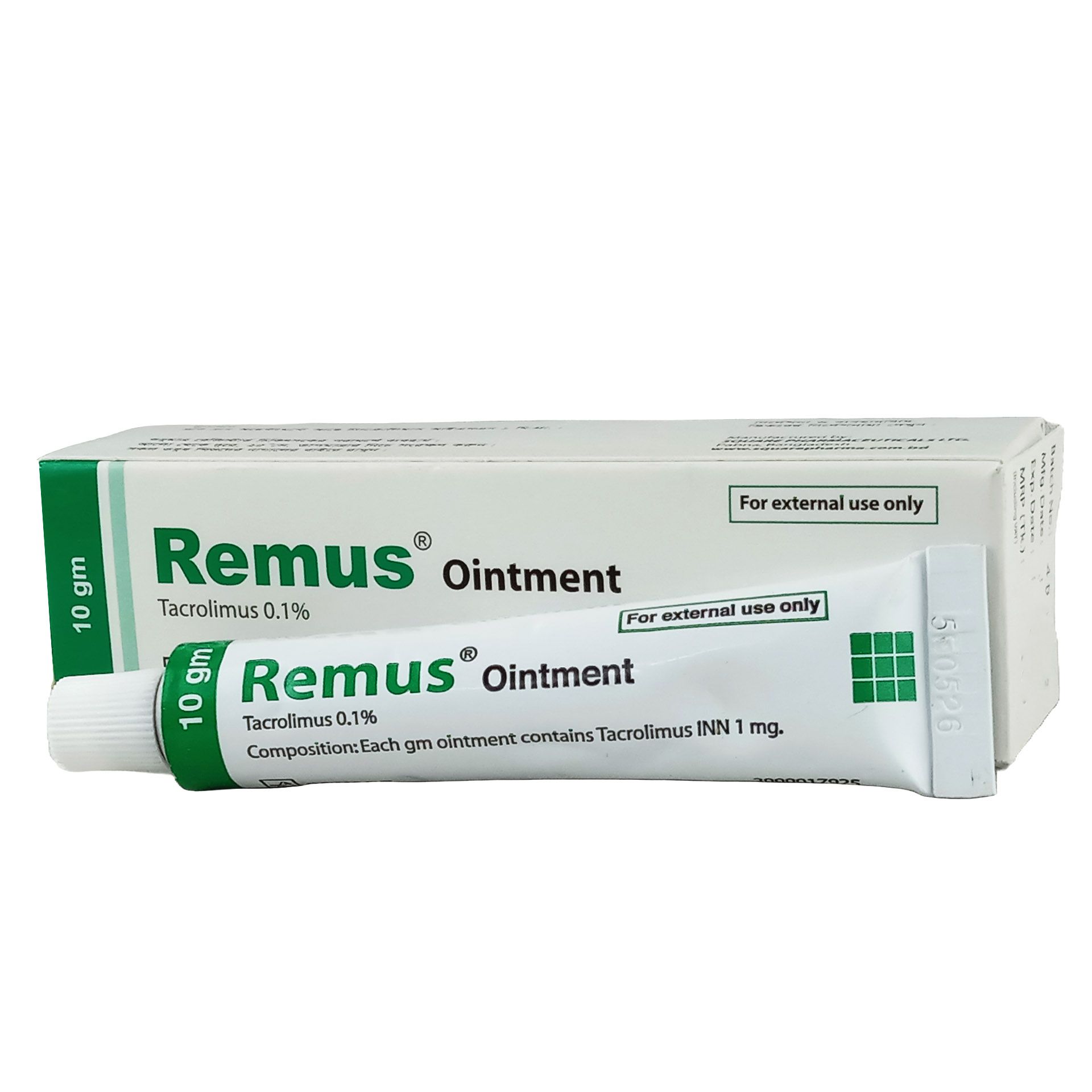 Remus 0.1% 10gm 0.1% Ointment