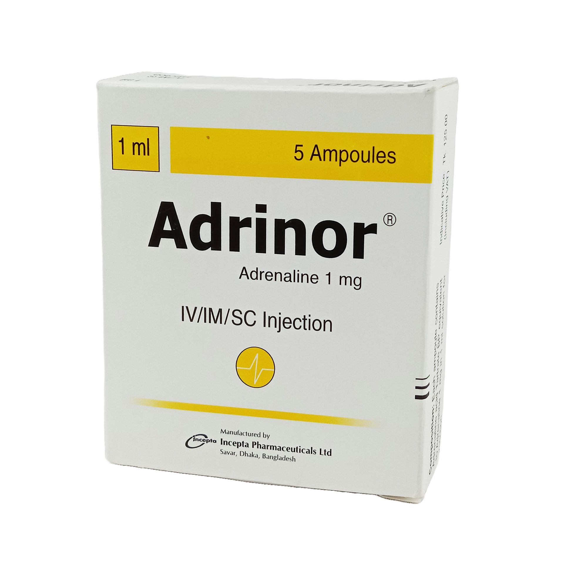 Adrinor Injection 1mg/ml Injection