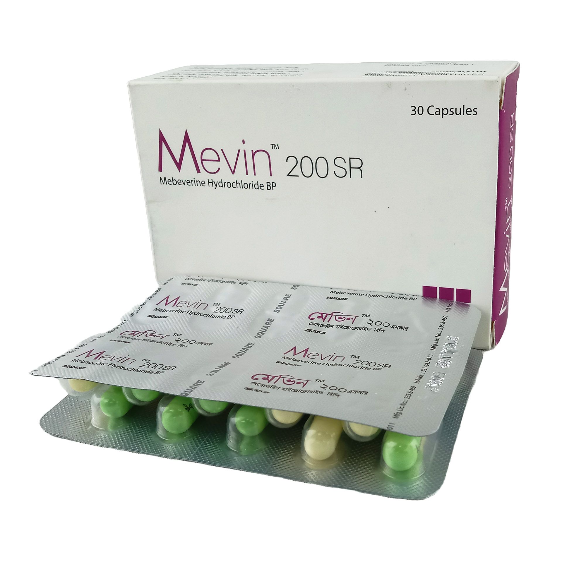 Mevin SR 200mg Capsule