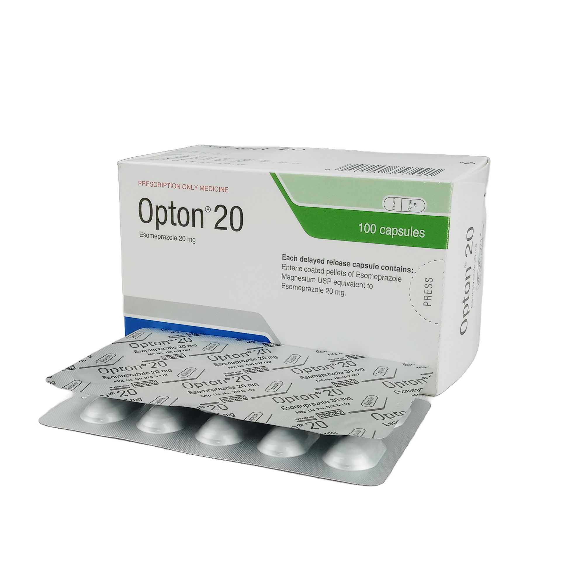 Opton 20mg Capsule