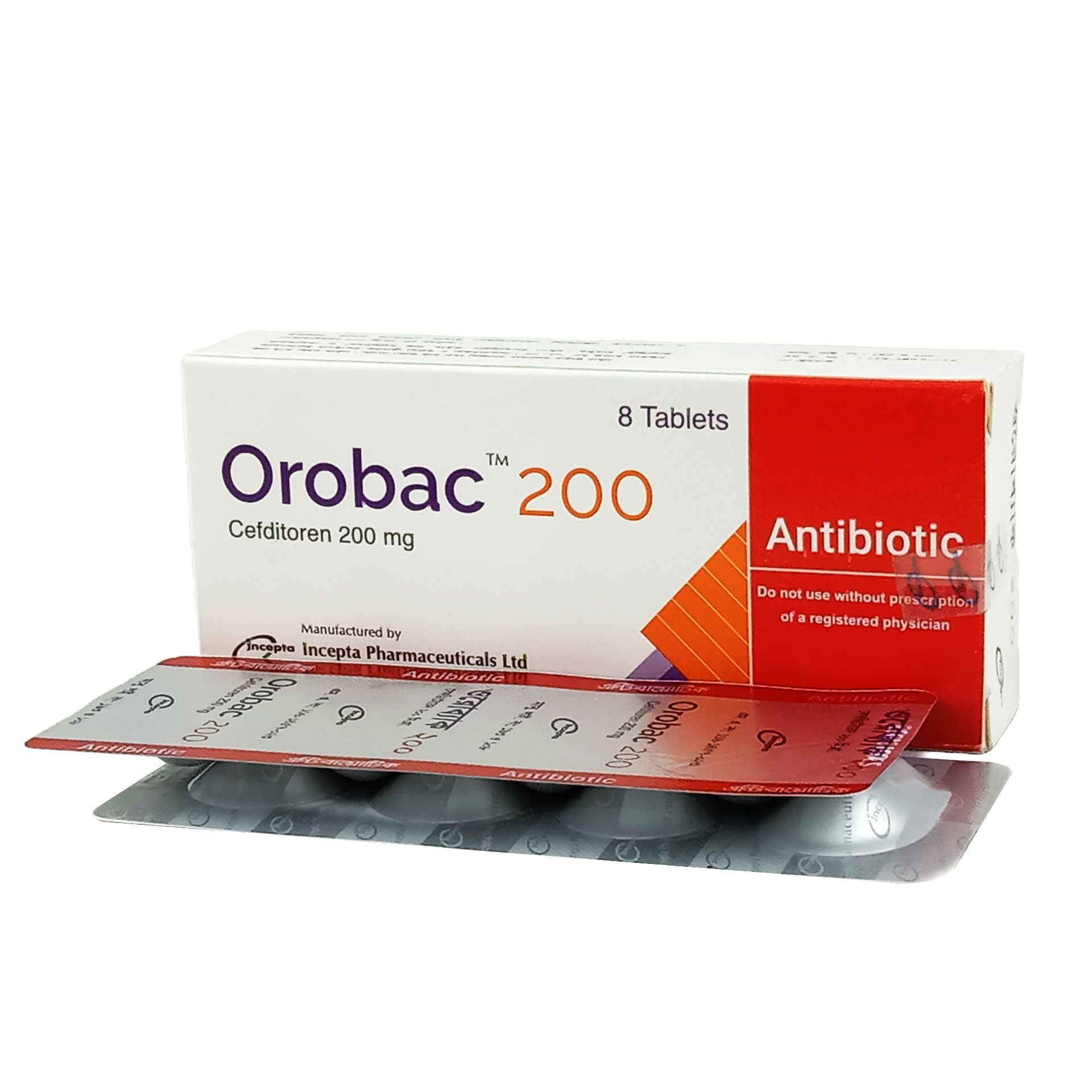 Orobac 200mg Tablet