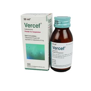Vercef 40mg/5ml Powder for Suspension