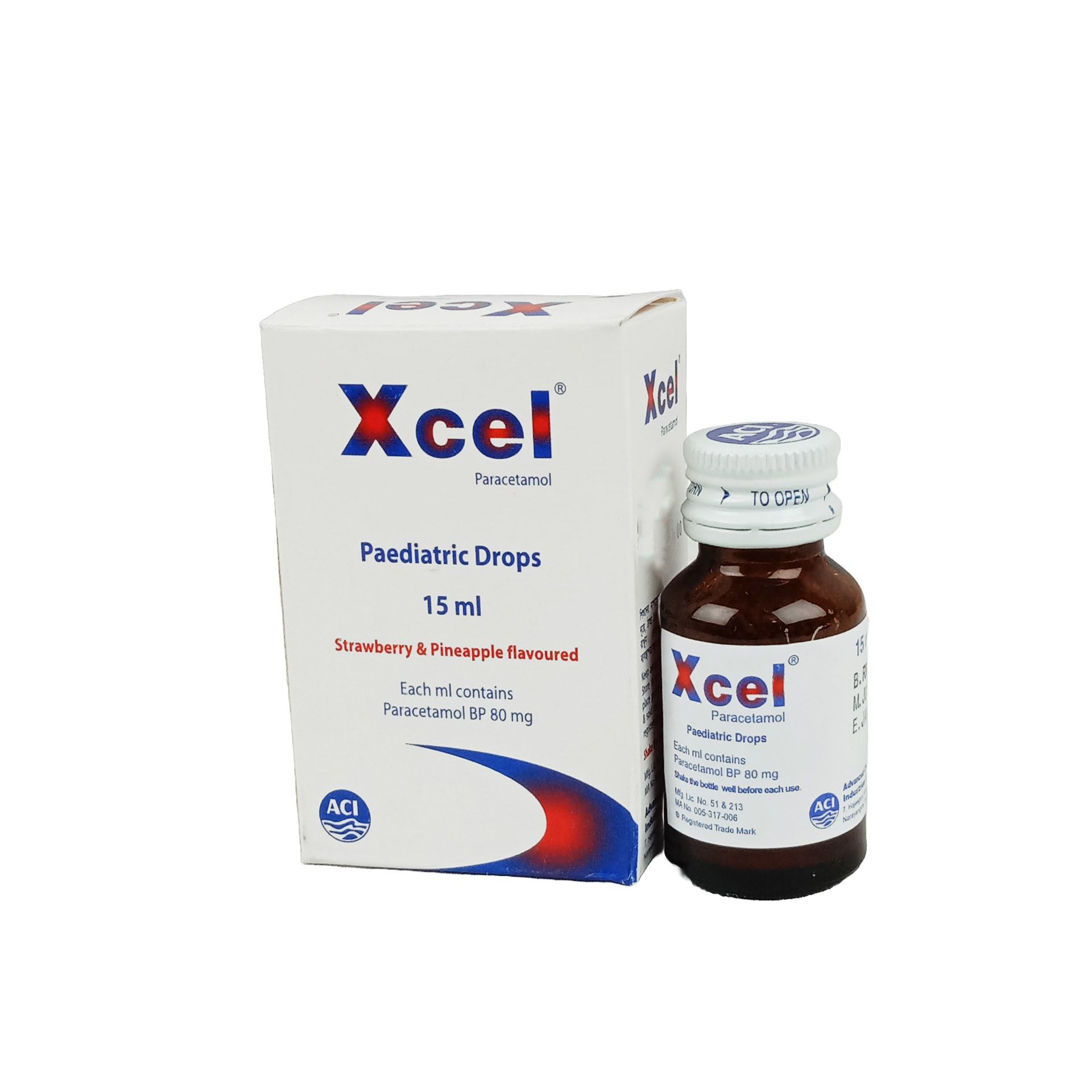 Xcel Paediatric Drops 80mg/ml Pediatric Drops