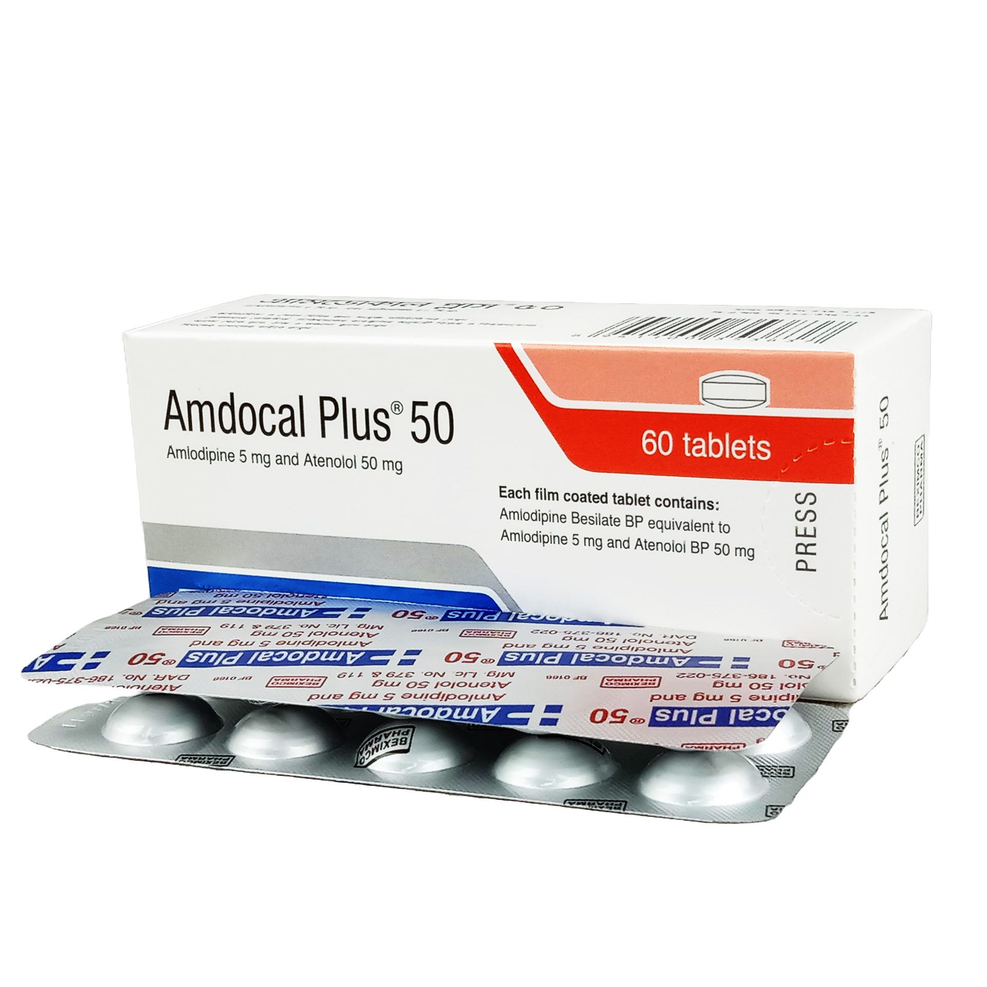 Amdocal Plus 50 5mg+50mg Tablet
