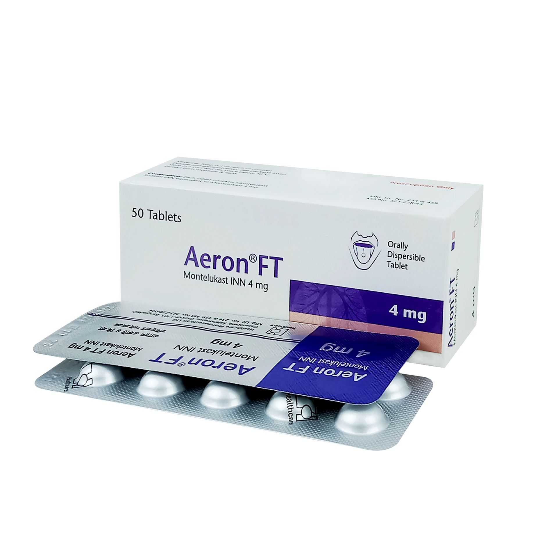 Aeron FT 4mg Tablet