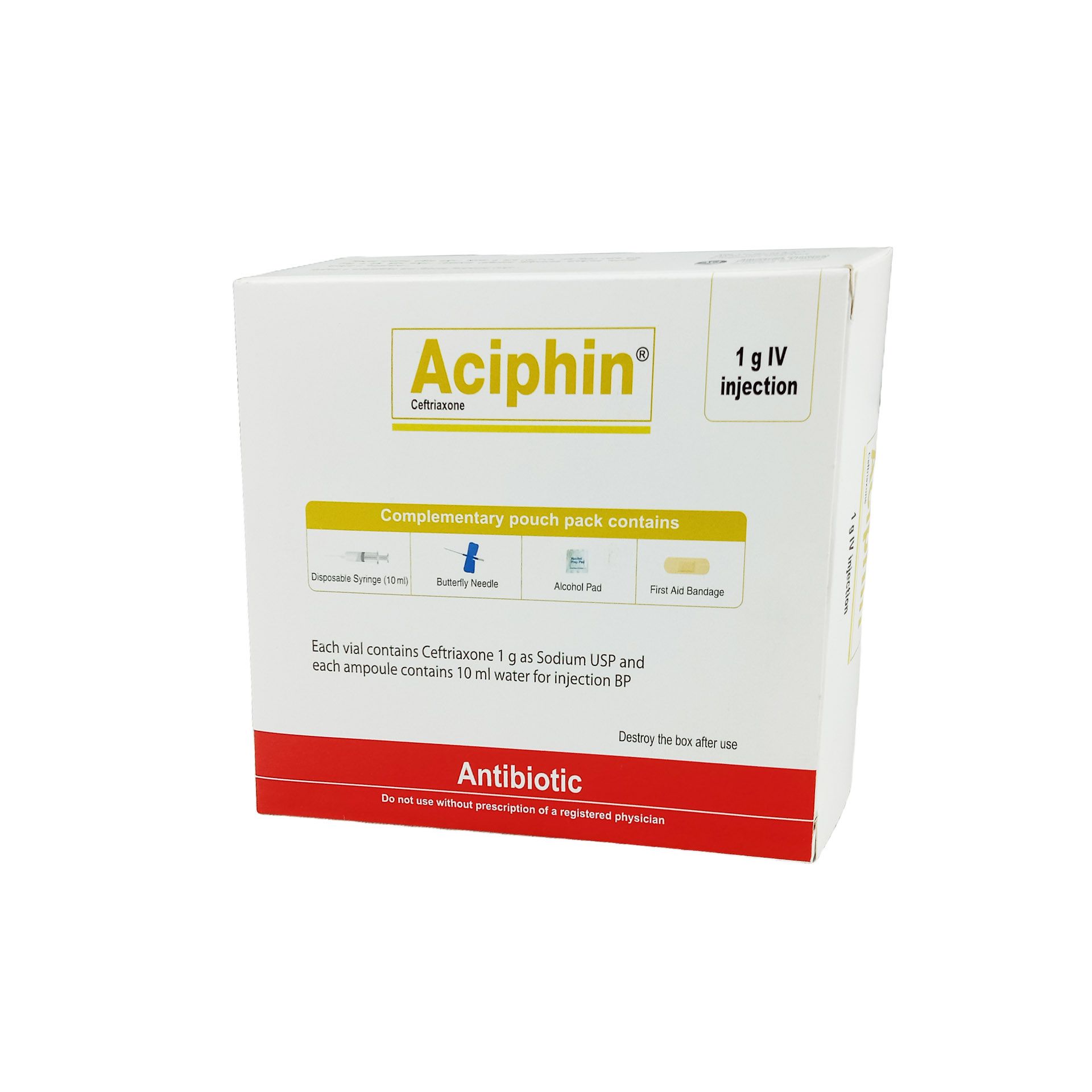 Aciphin IV 1gm/vial Injection
