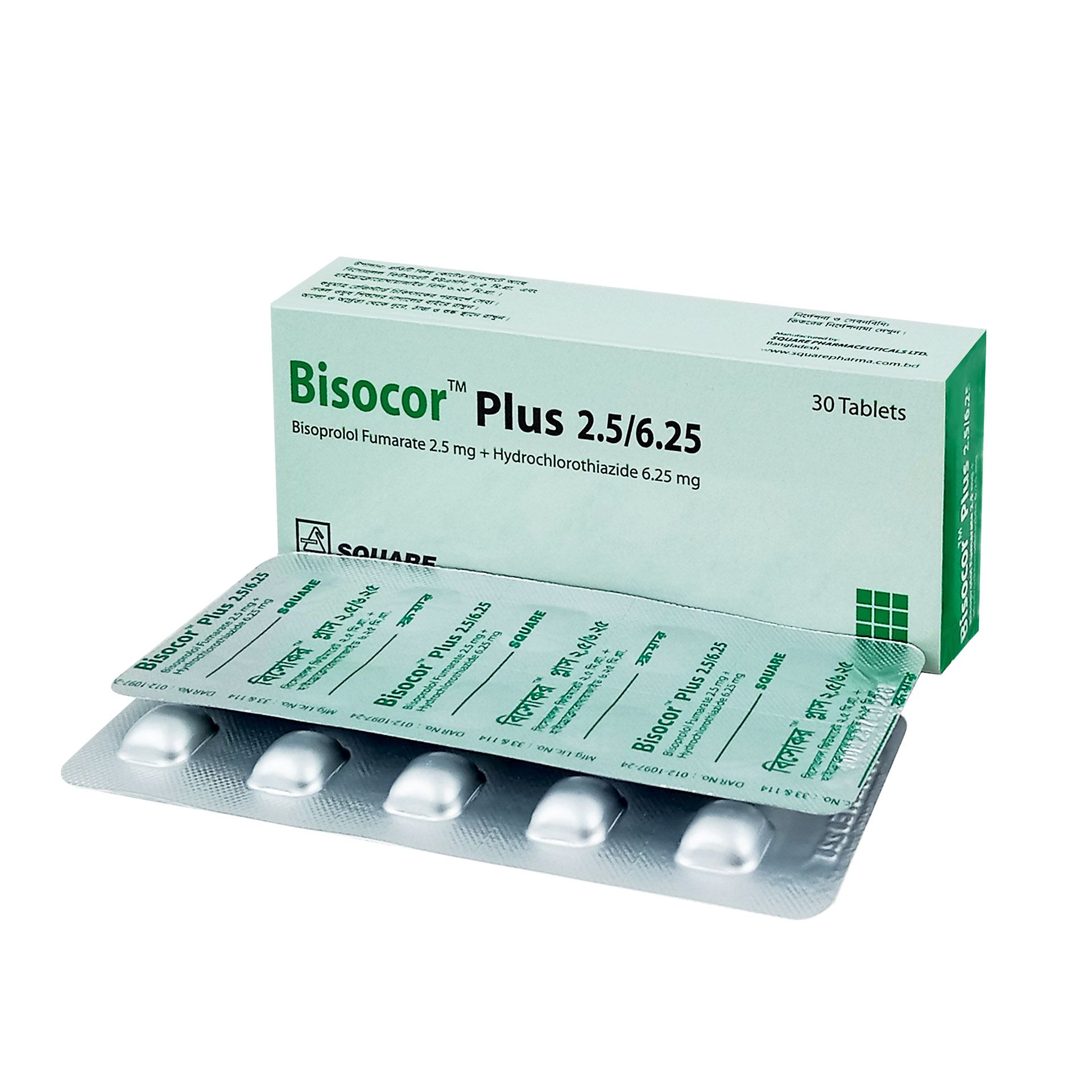 Bisocor Plus 2.5/6.25 2.5mg+6.25mg Tablet