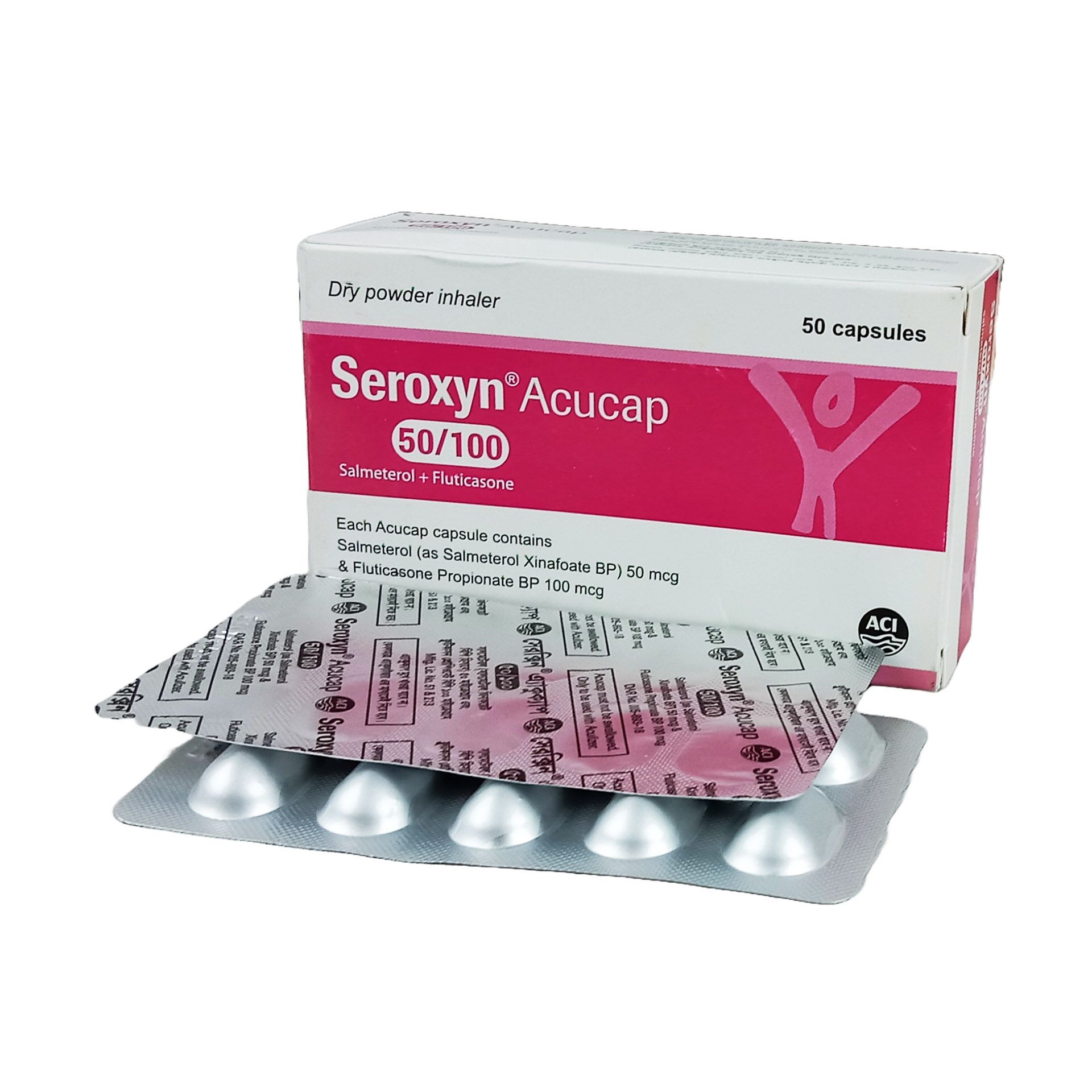 Seroxyn 50/100 Acucap 50mcg+100mcg Capsule