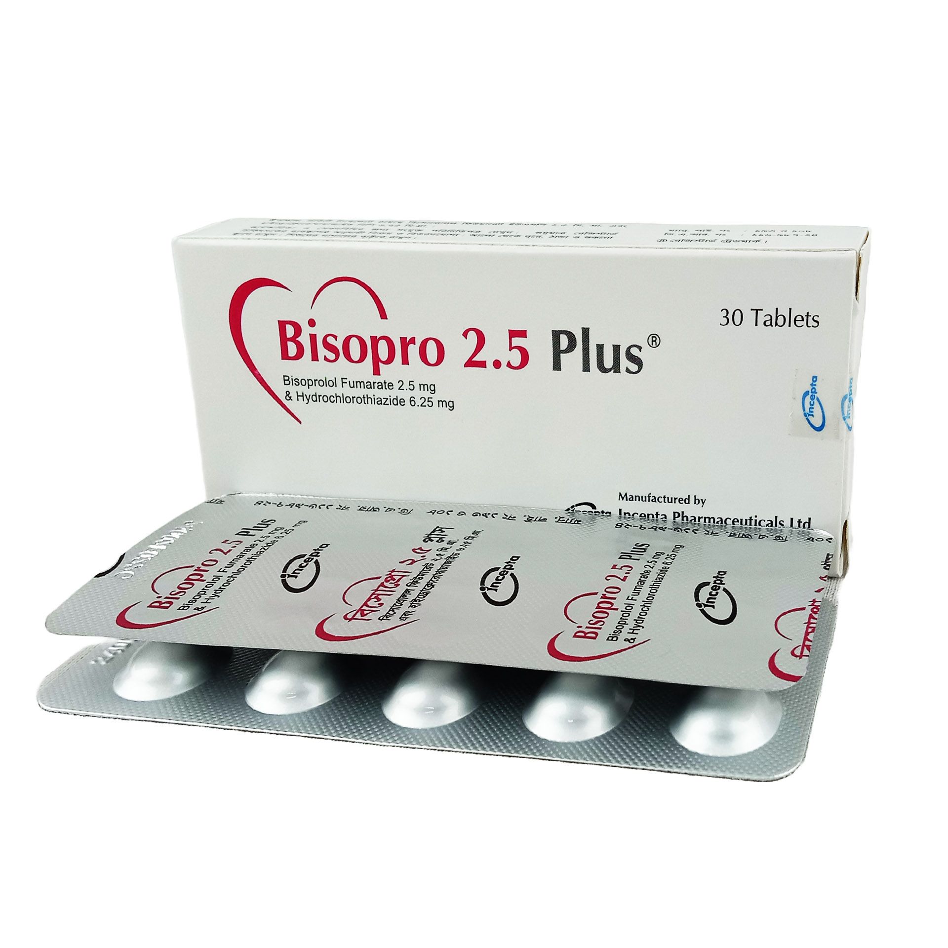 Bisopro Plus 2.5 2.5mg+6.25mg Tablet