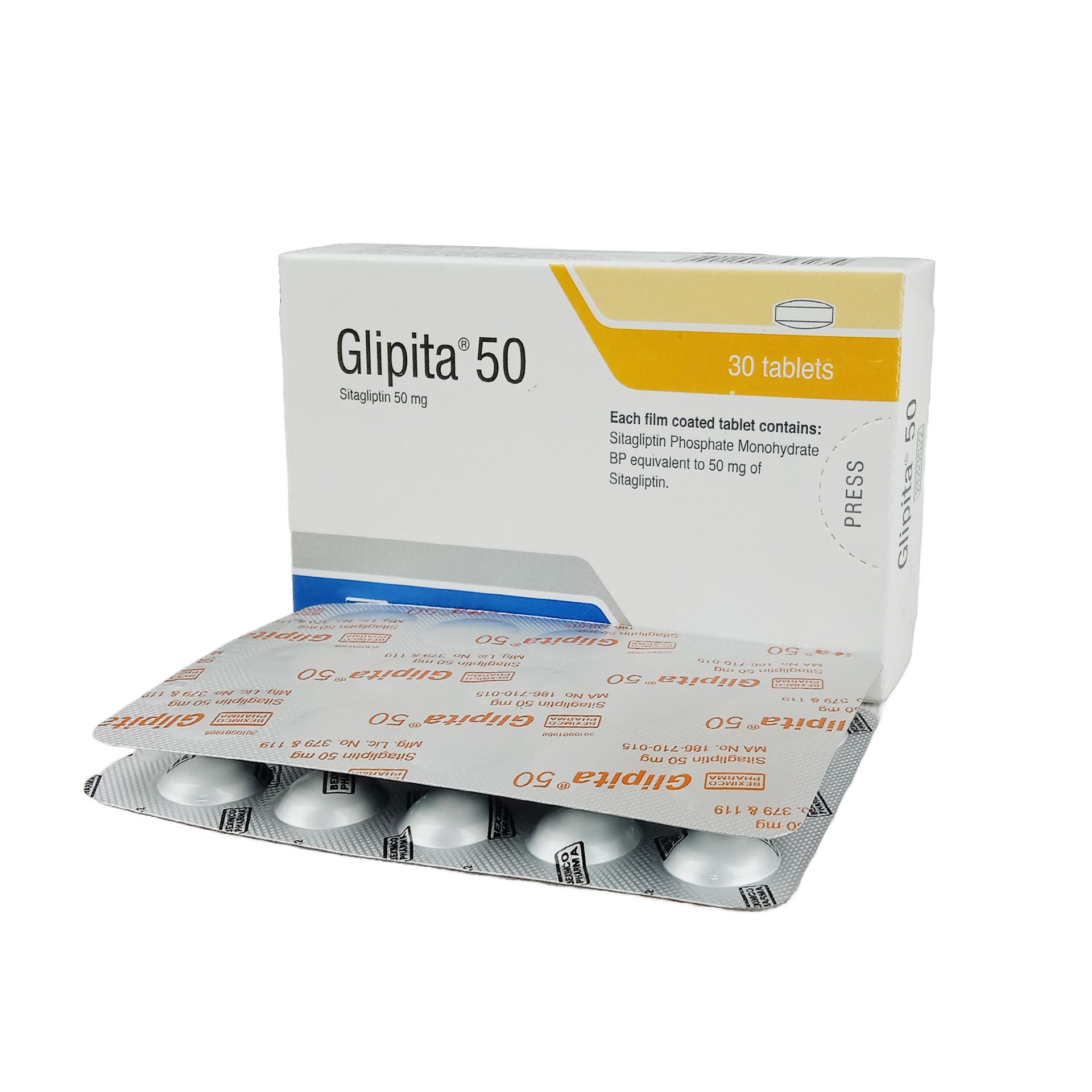 Glipita 50mg Tablet