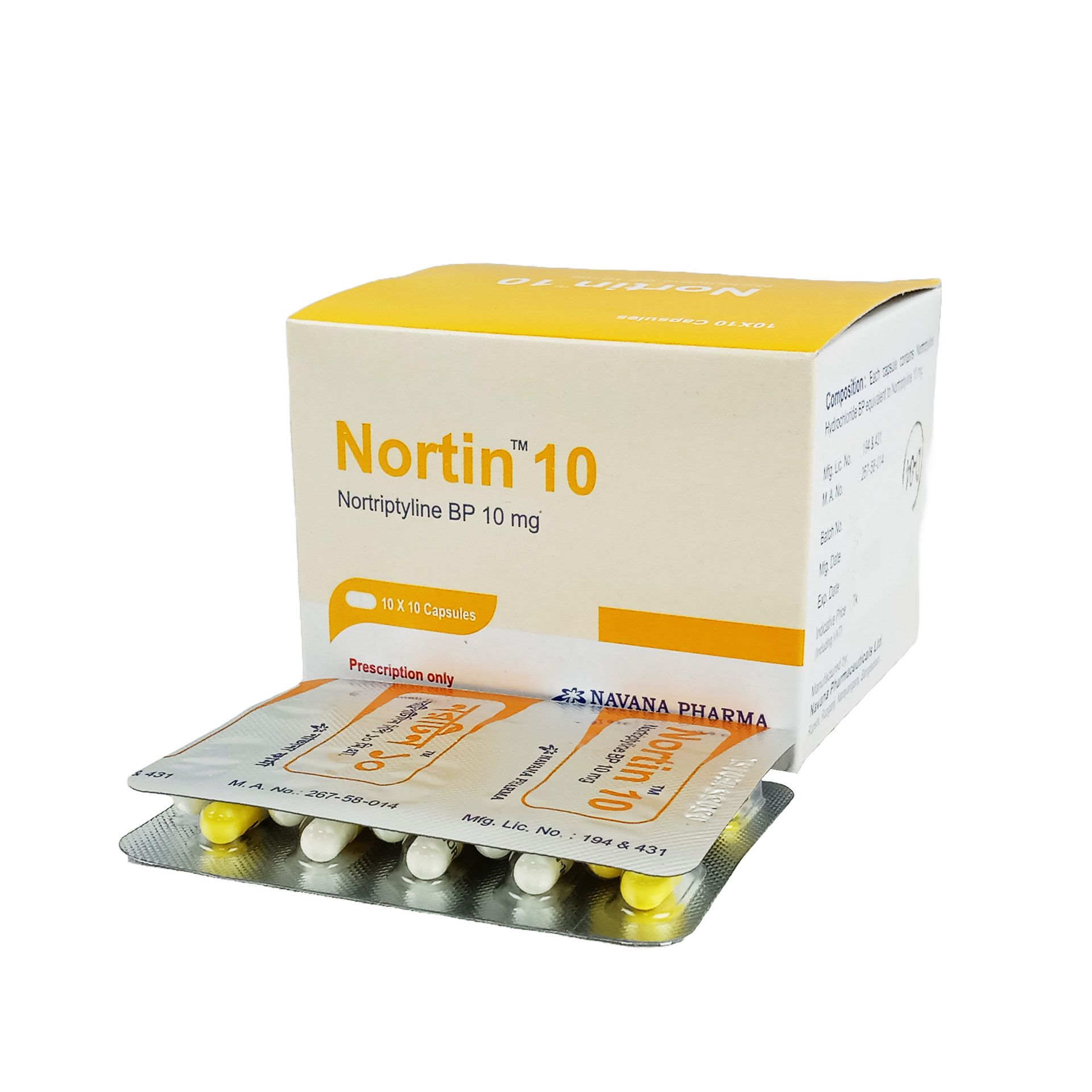 Nortin 10mg Capsule