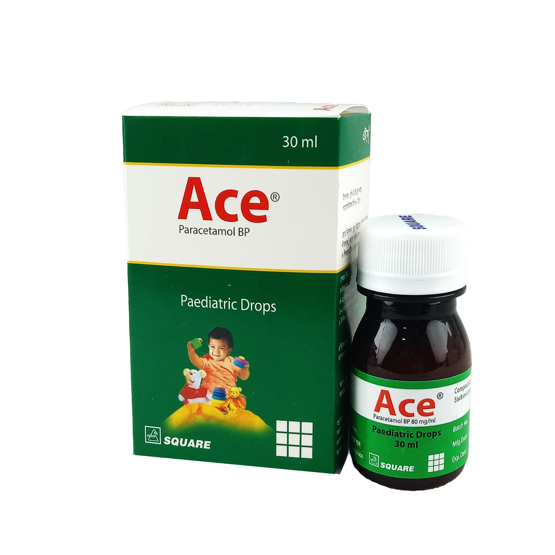 Ace Paediatric Drop 80mg/ml Pediatric Drops