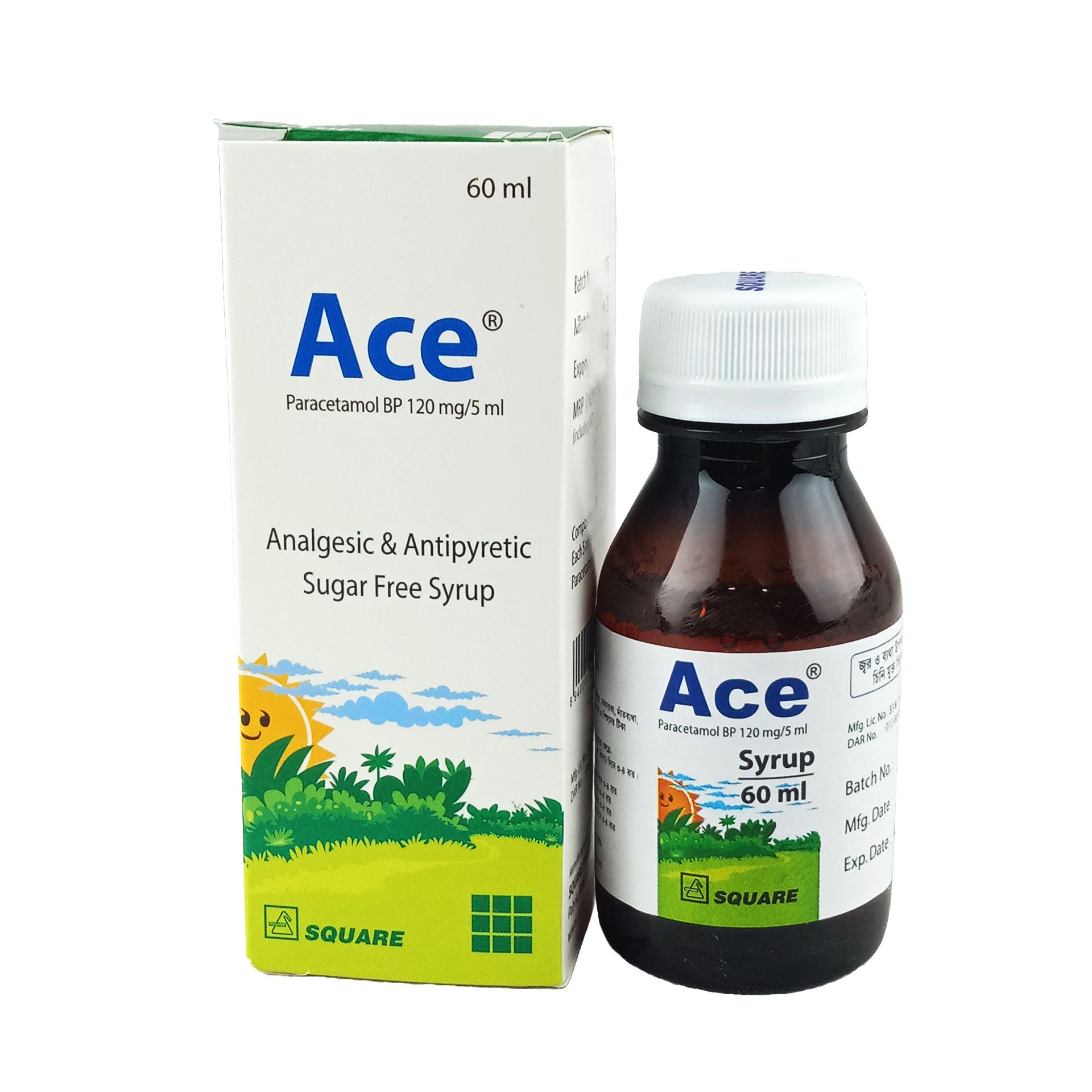 Ace 120mg/5ml Syrup