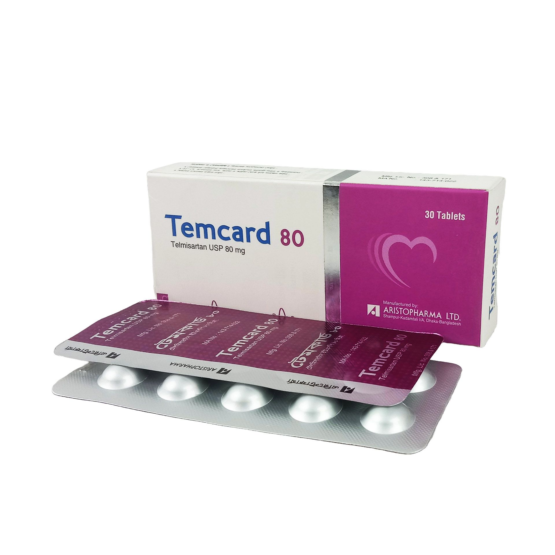 Temcard 80mg Tablet