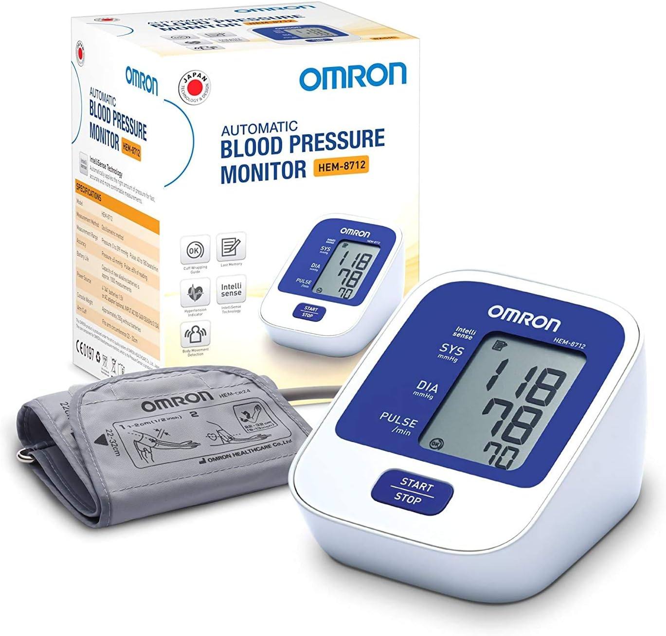 Omron Digital Blood Pressure Monitor (Model-HEM-8712)