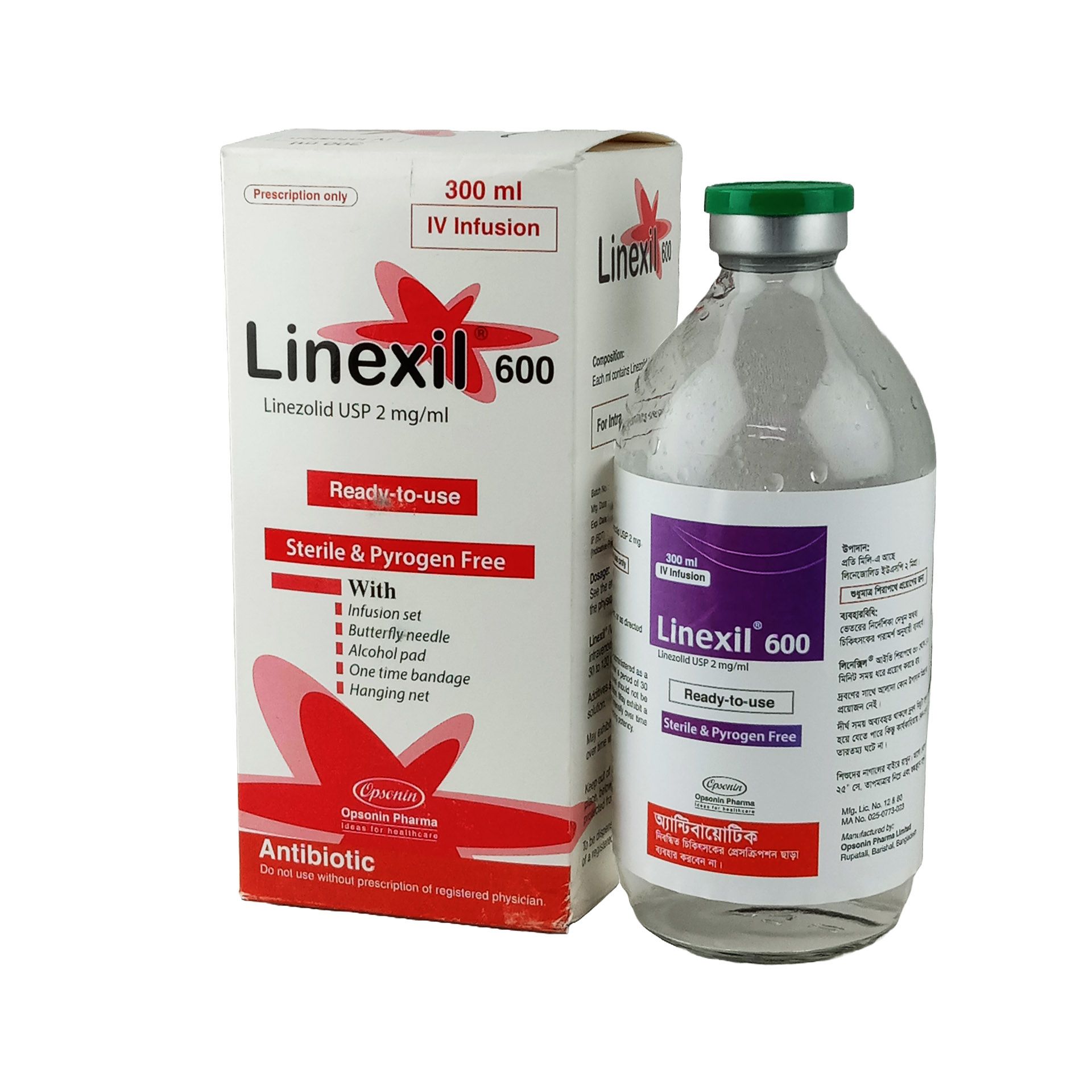 Linexil IV Infusion 0.20% Solution