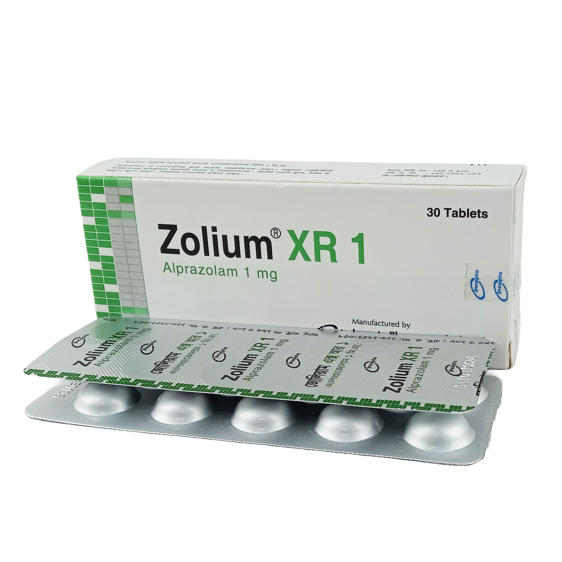 Zolium XR 1mg Tablet