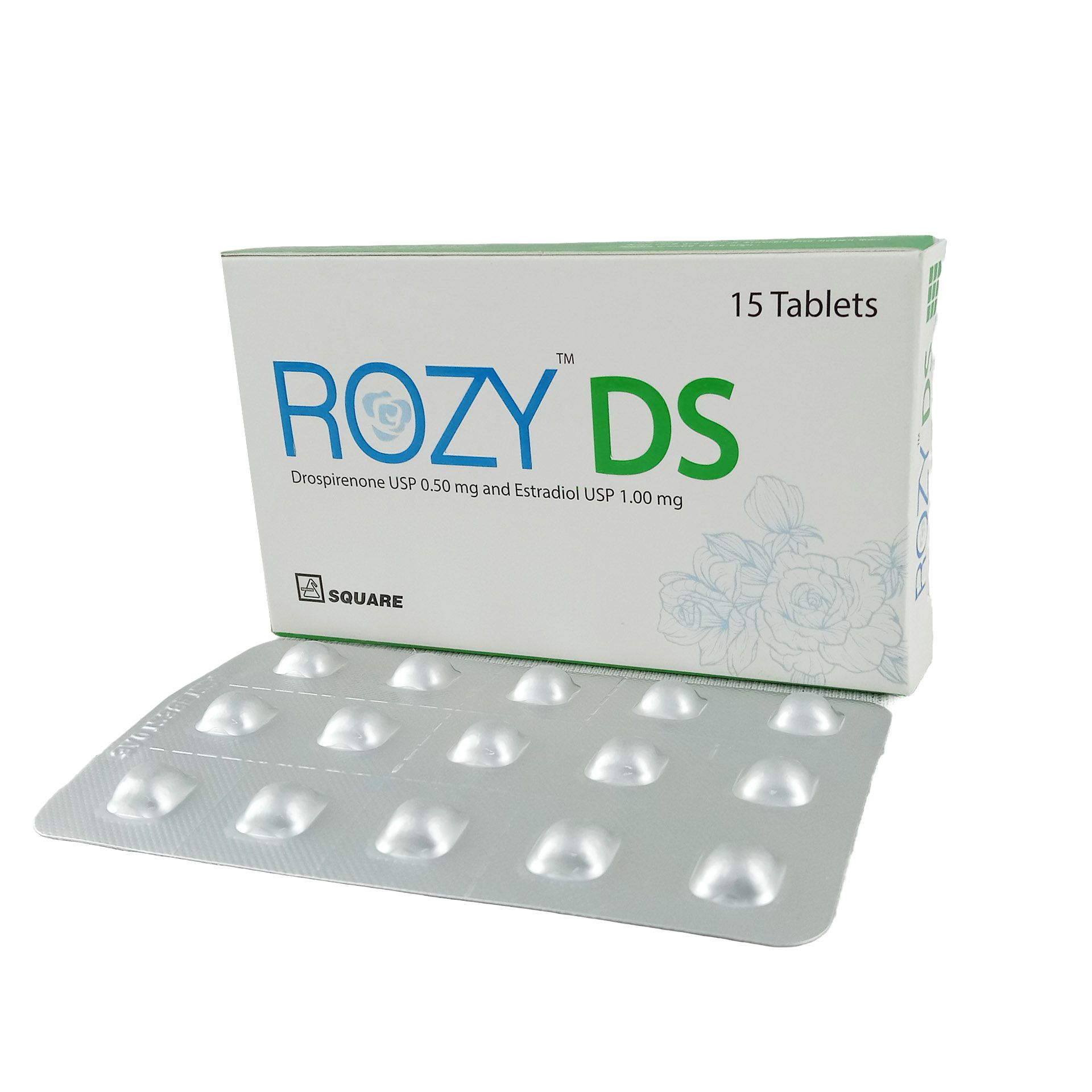 Rozy Ds 0.50mg+1.00mg Tablet