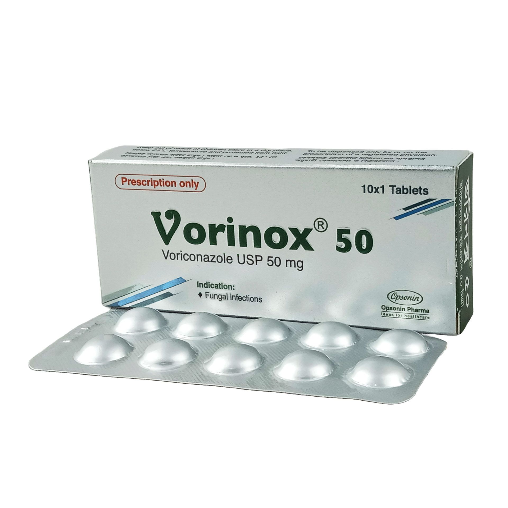 Vorinox 50mg Tablet