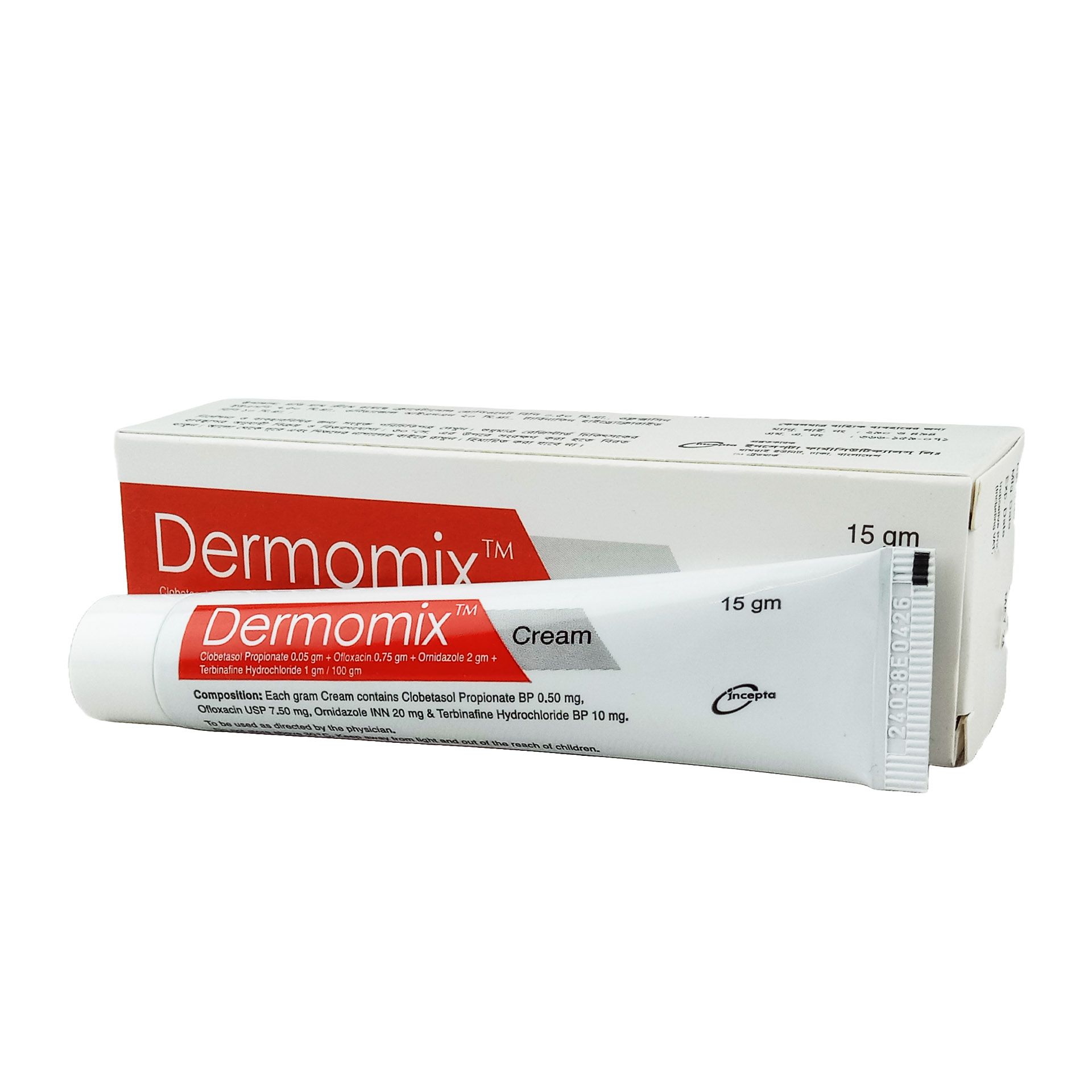Dermomix 0.05%+0.75%+2%+1% Cream