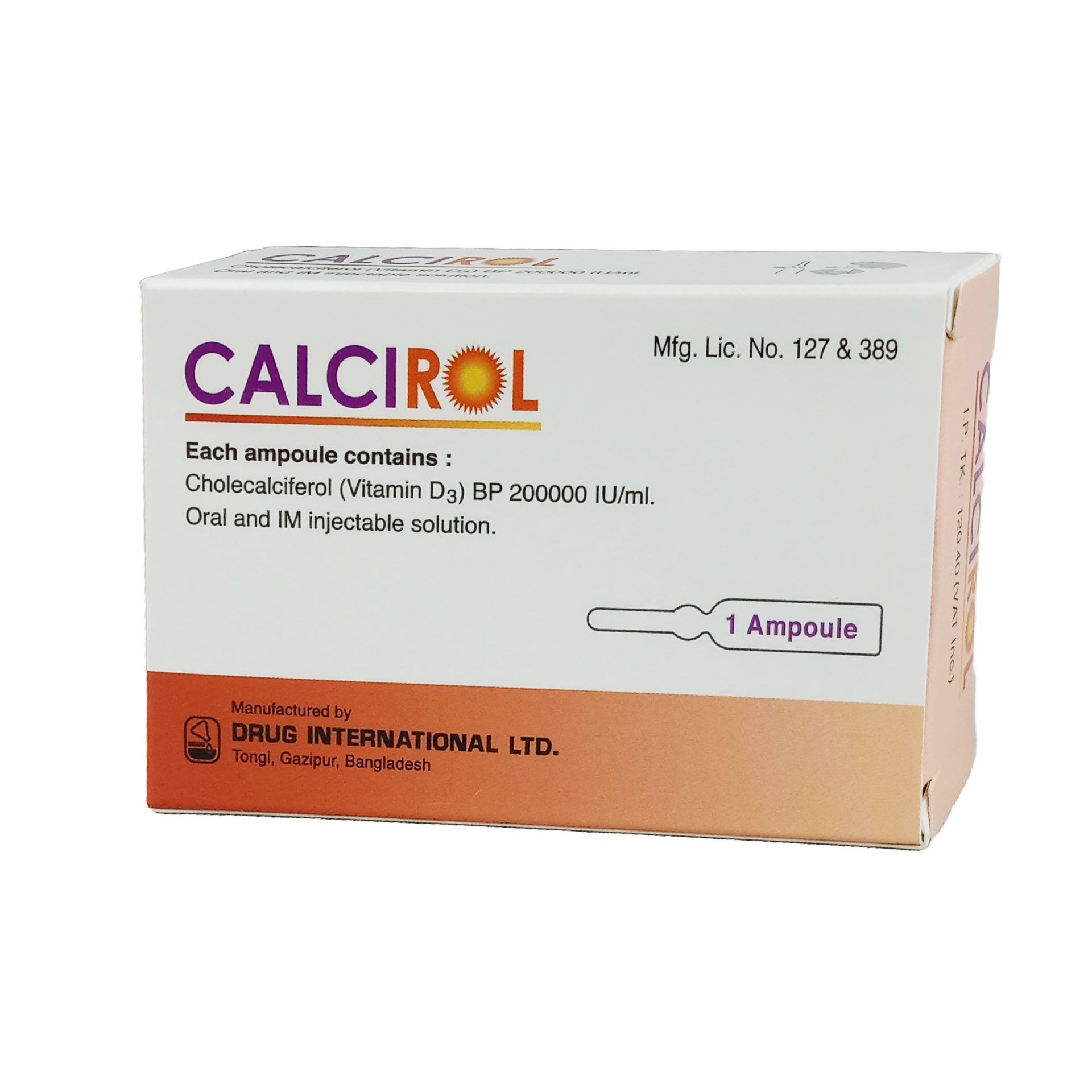 Calcirol 5mg/ml Injection