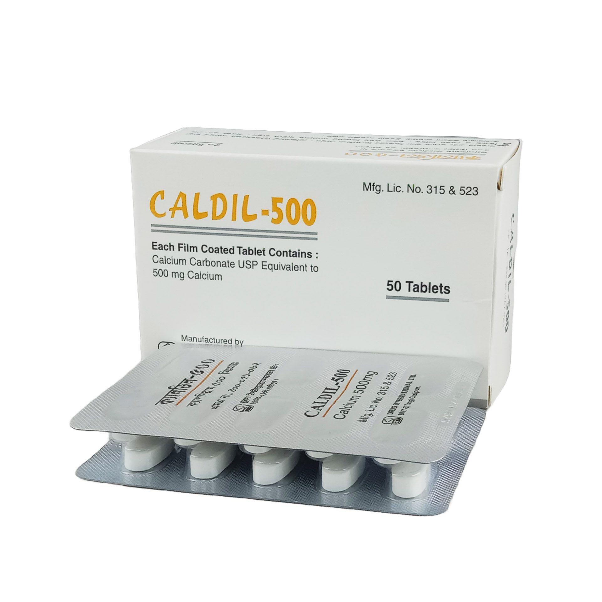 Caldil 500mg Tablet