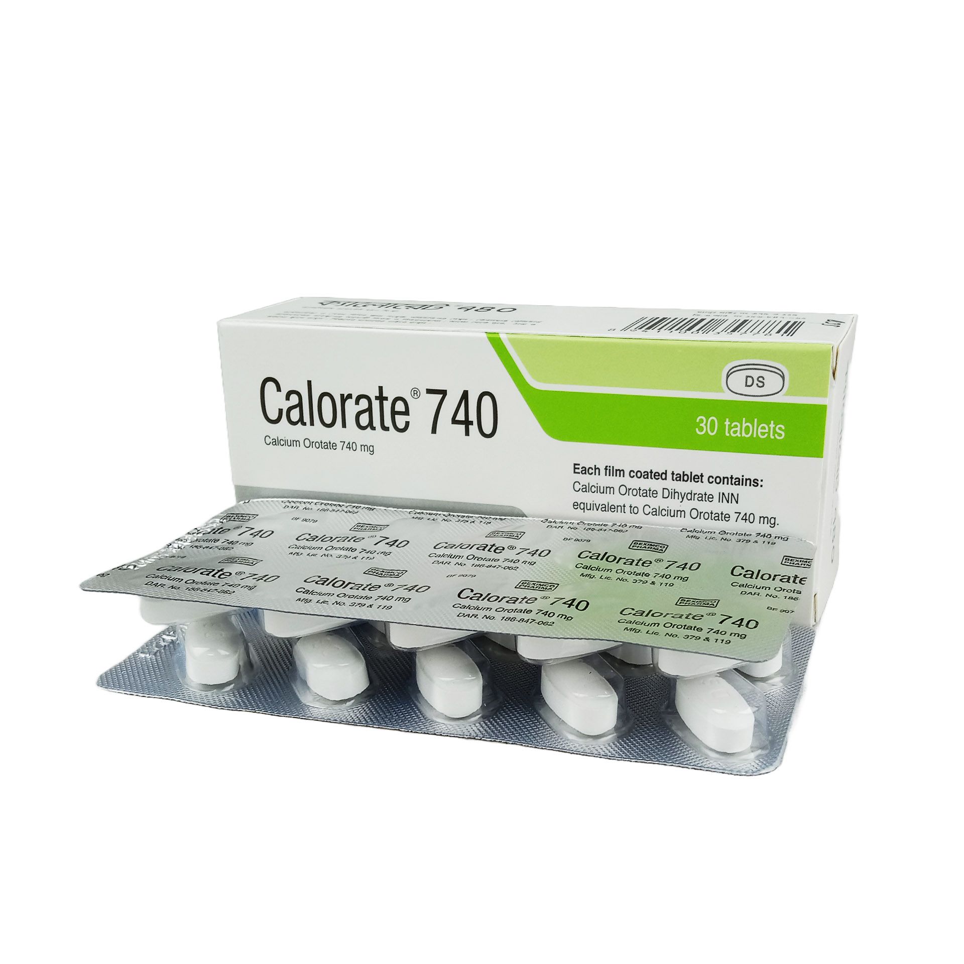 Calorate 740mg Tablet