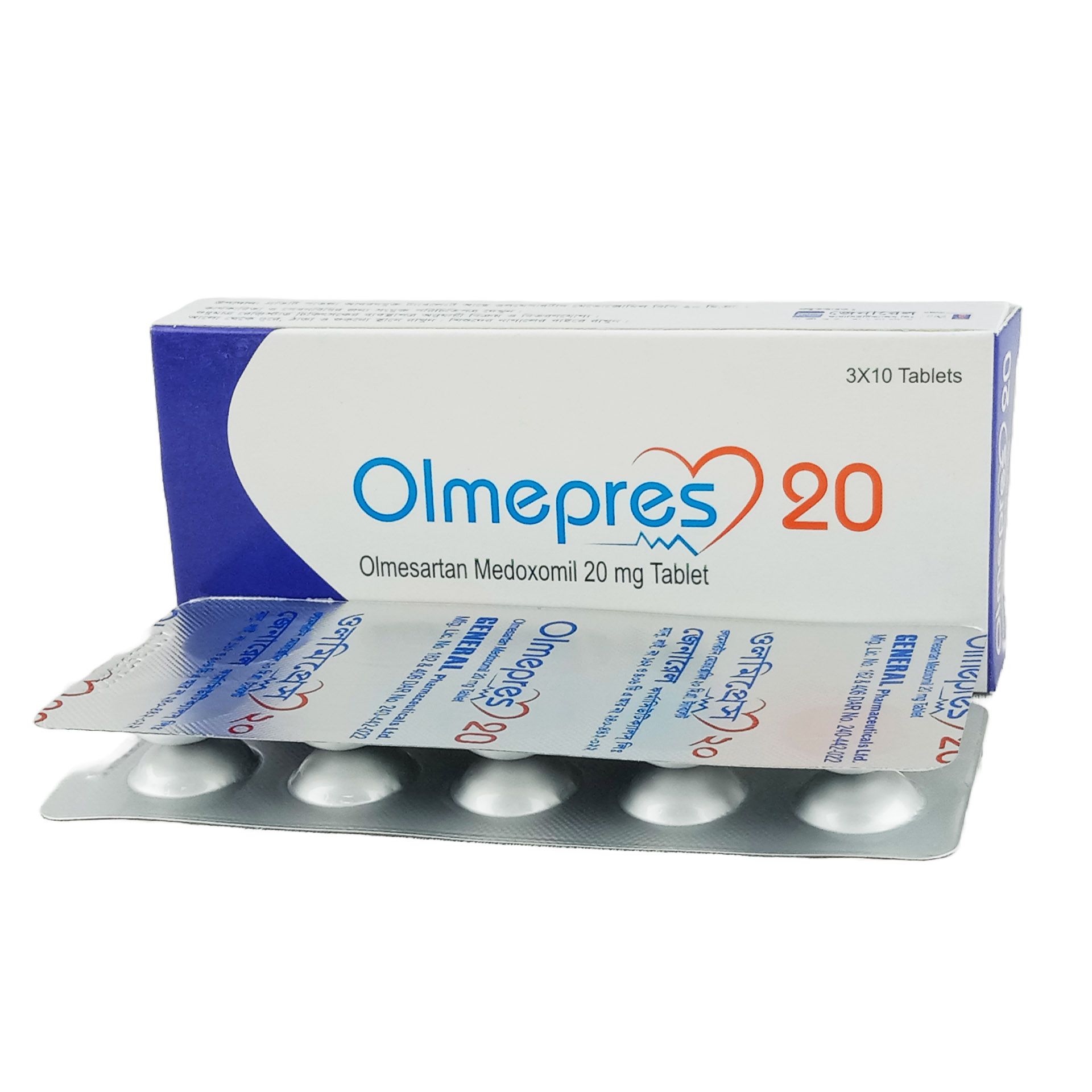 Olmepres 20mg Tablet