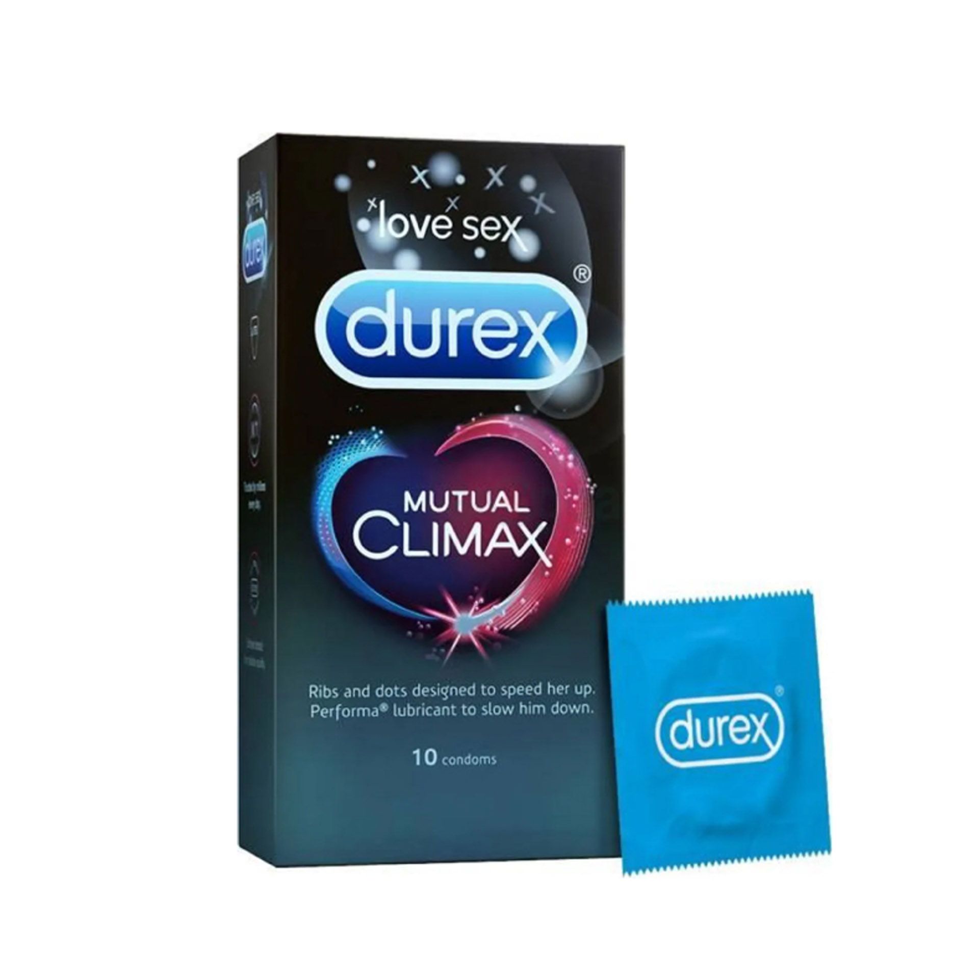 Durex Mutual Climax Condoms 10's Pack  