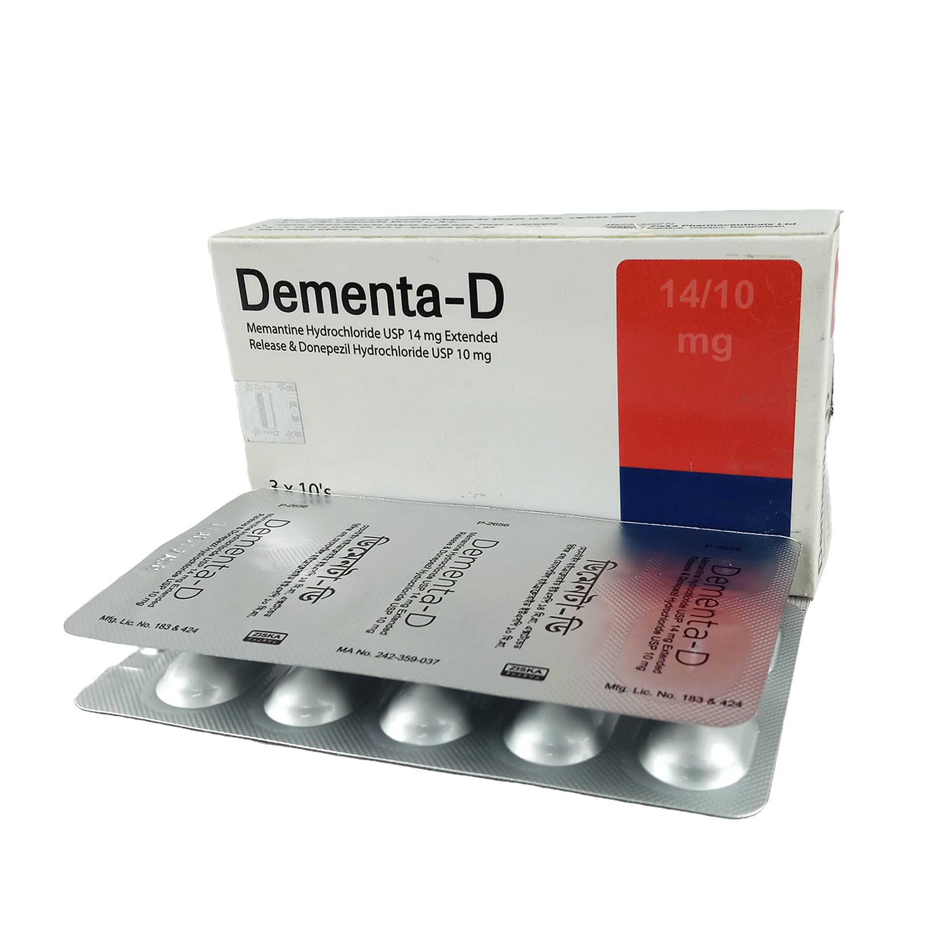 Dementa-D 14mg+10mg Capsule