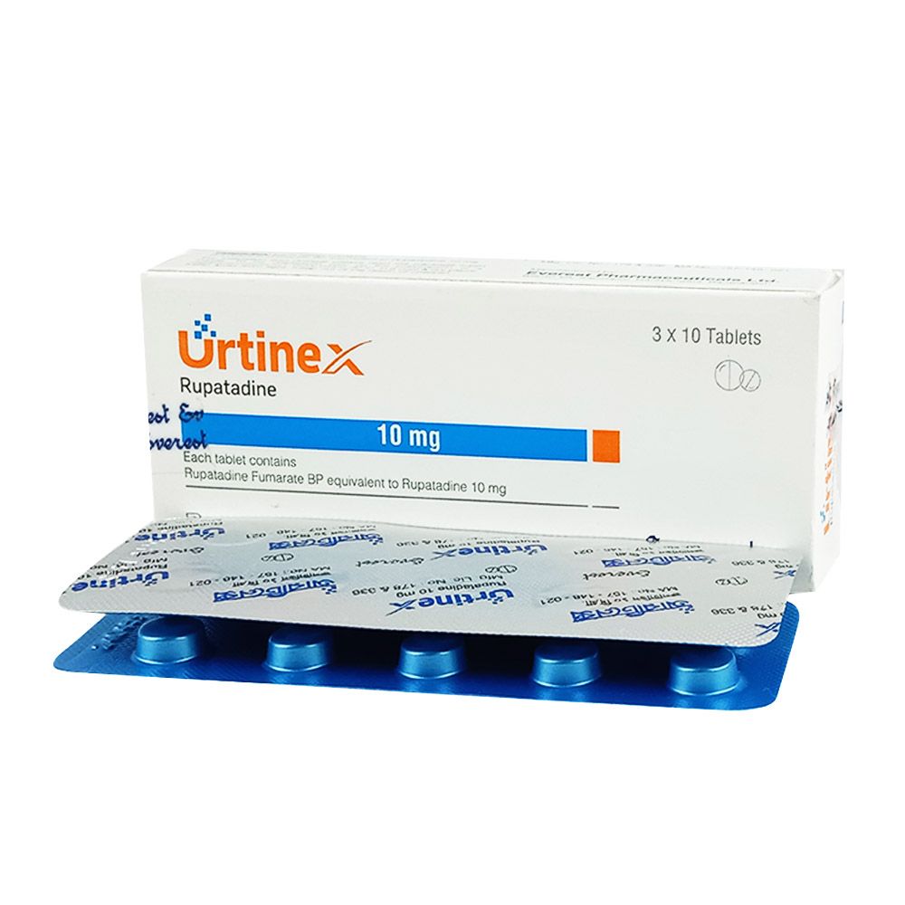 Urtinex 10mg Tablet