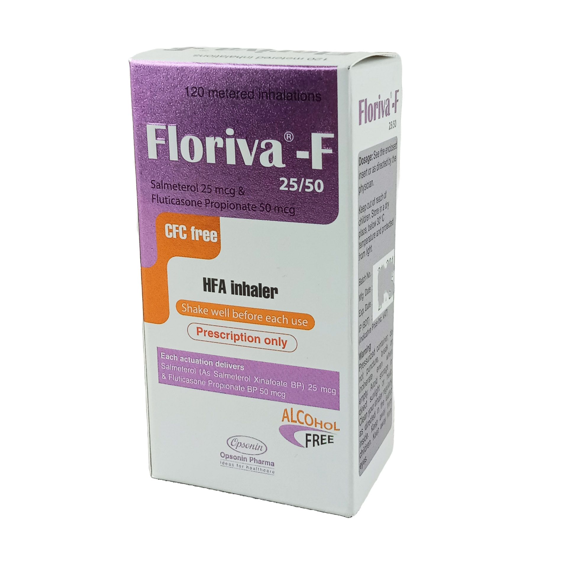 Floriva F 25/50 25mcg+50mcg Inhaler