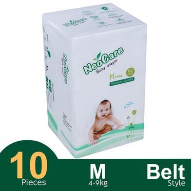 Neocare Belt System Baby Diaper M 10's Pack Size-M Diaper