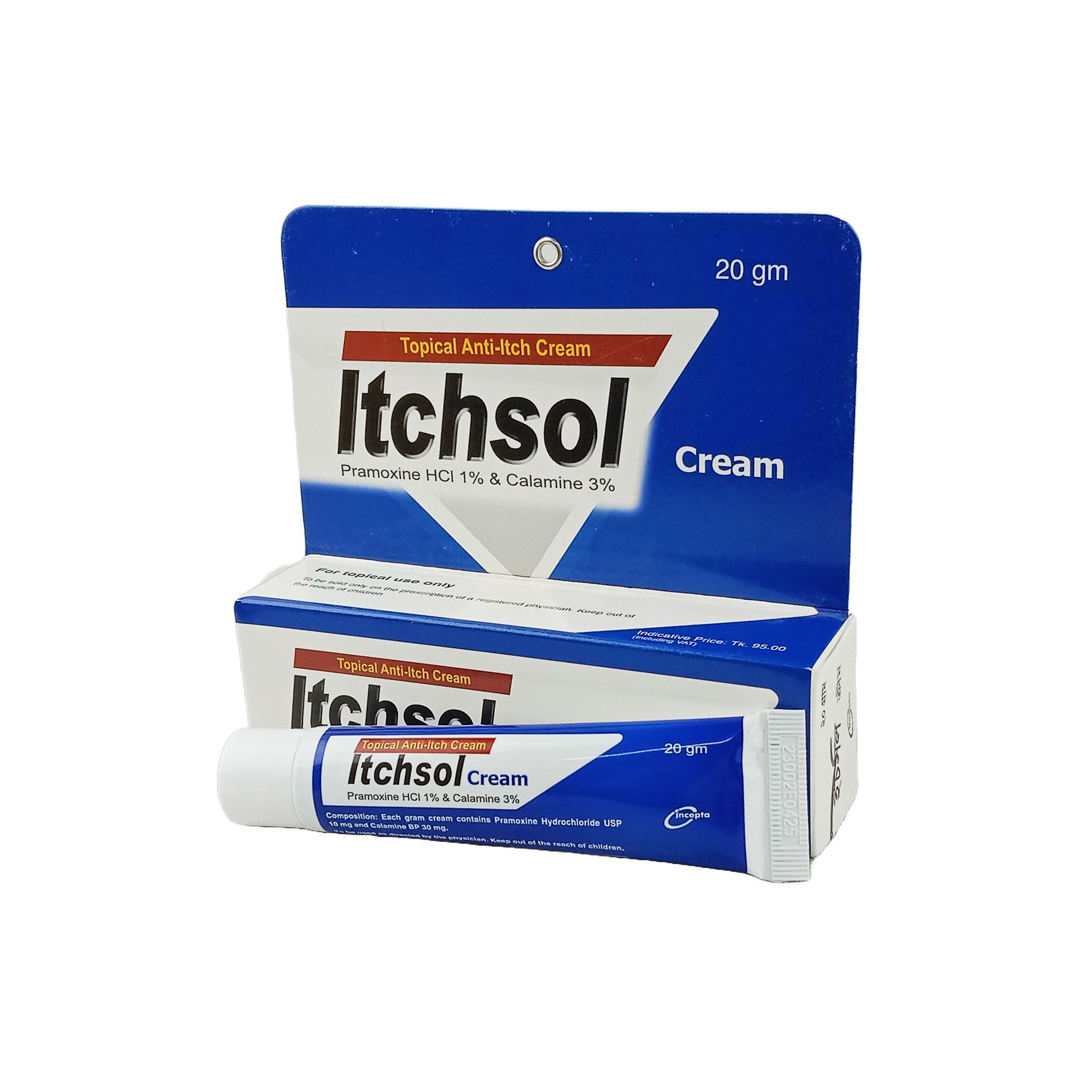 Itchsol 1%+3% Cream
