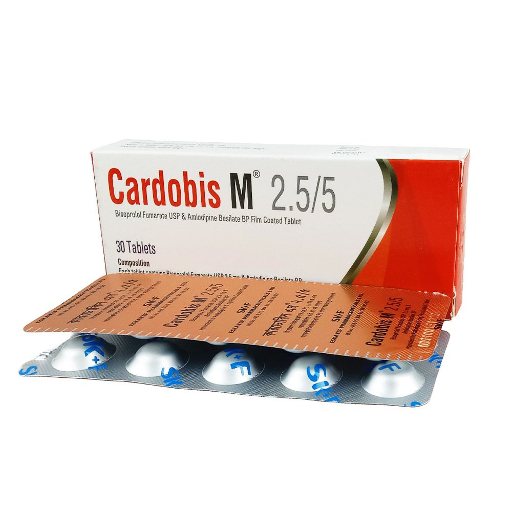 Cardobis M 2.5mg+5mg Tablet