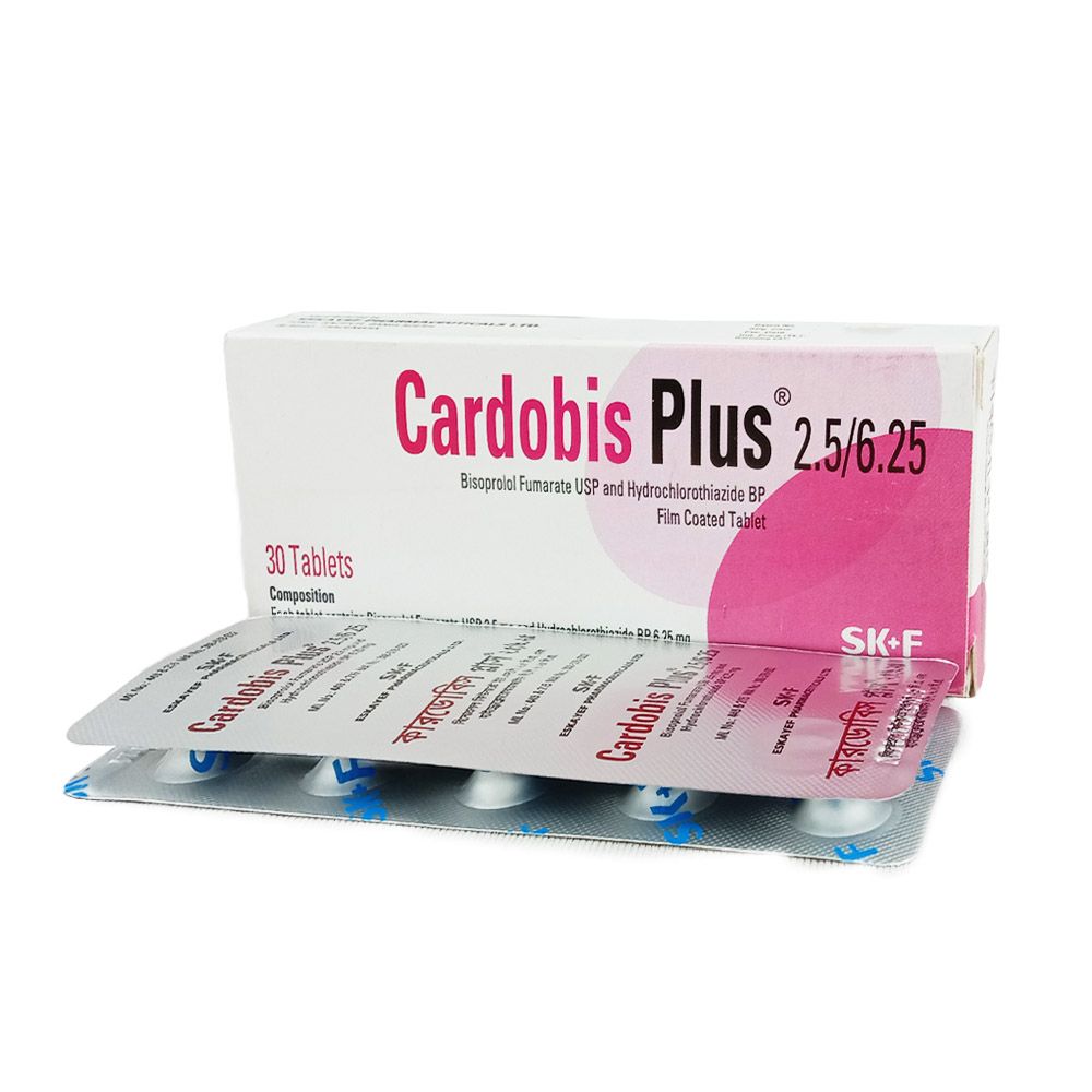 Cardobis Plus 2.5 2.5mg+6.25mg Tablet