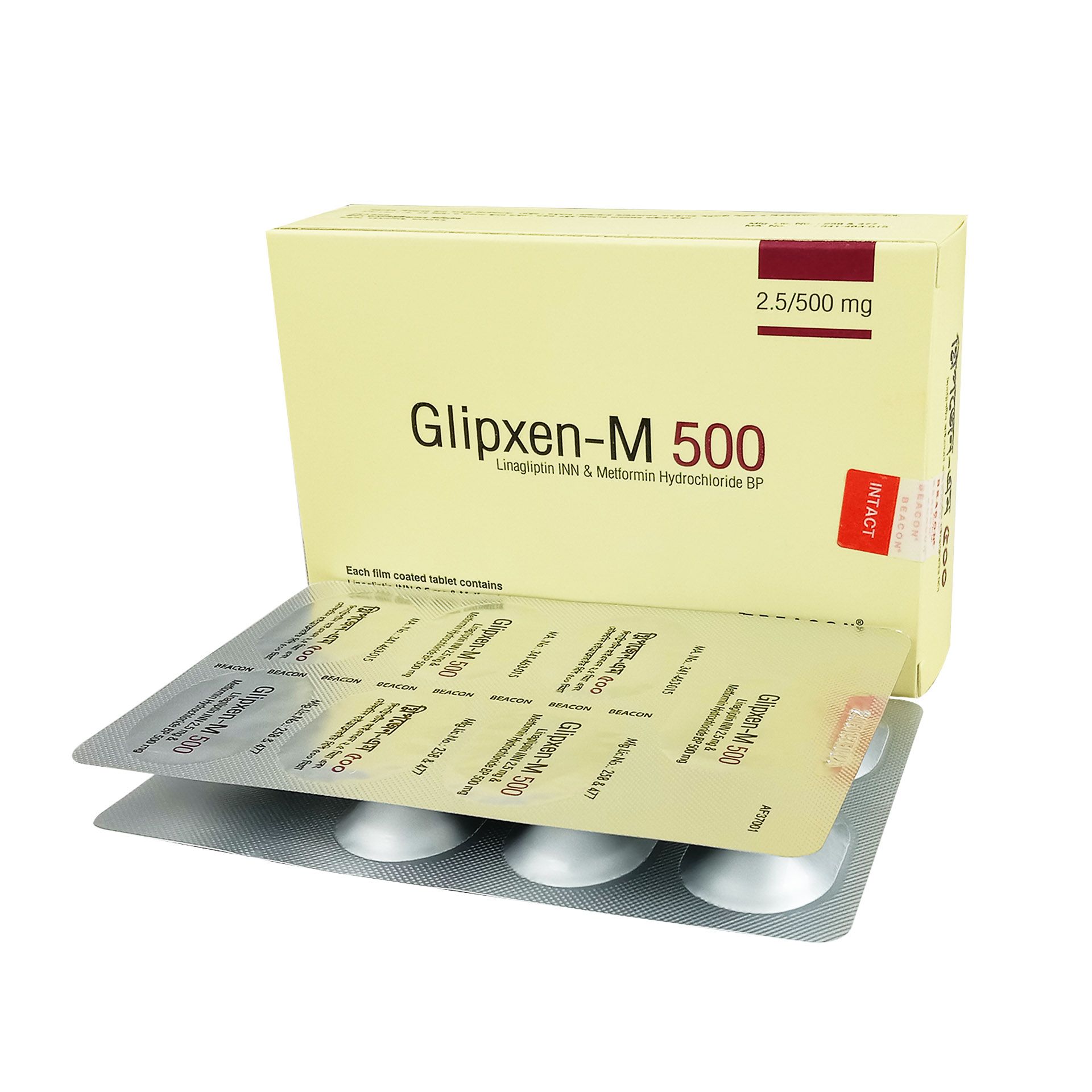 Glipxen M 500 2.5mg+500mg Tablet