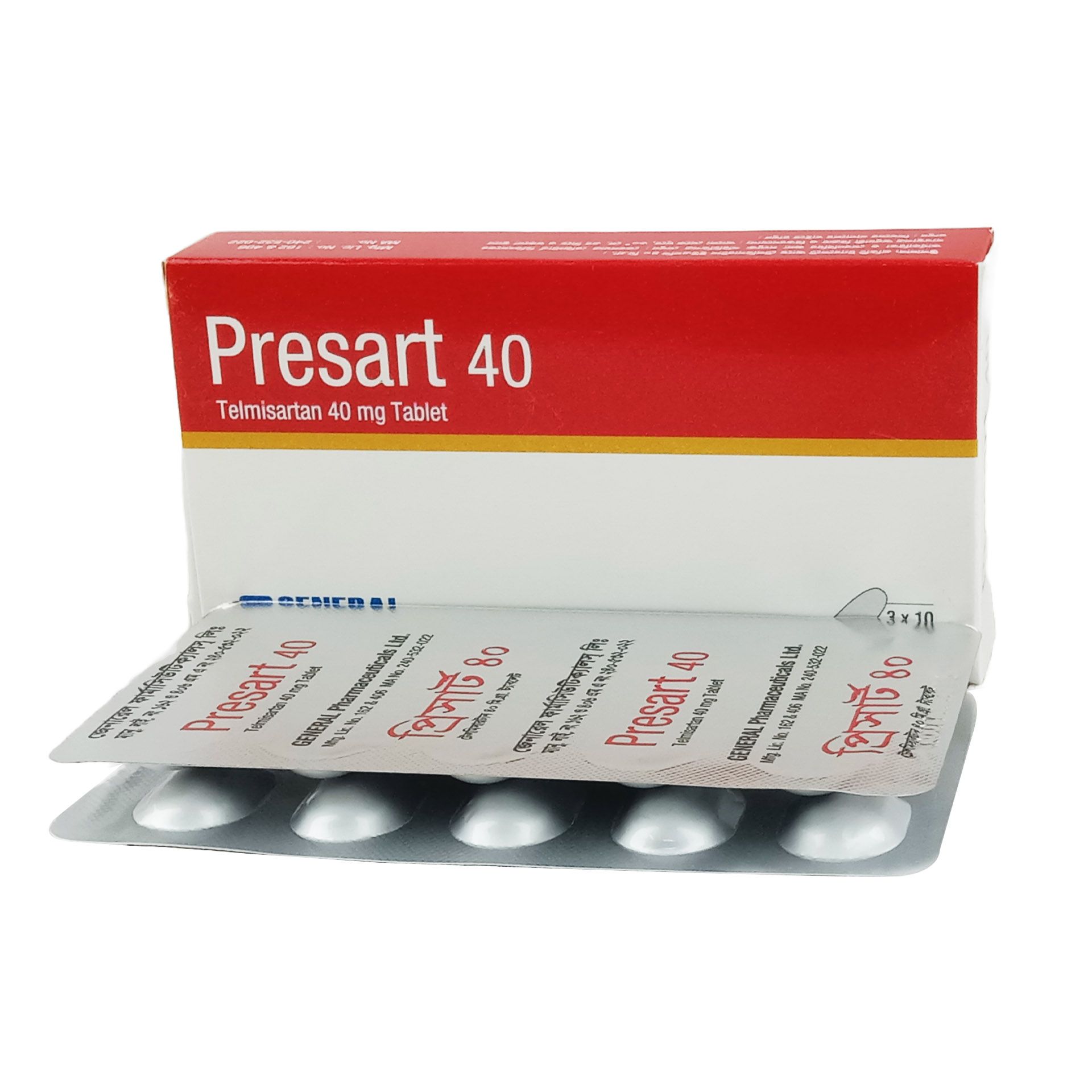 Presart 40mg Tablet