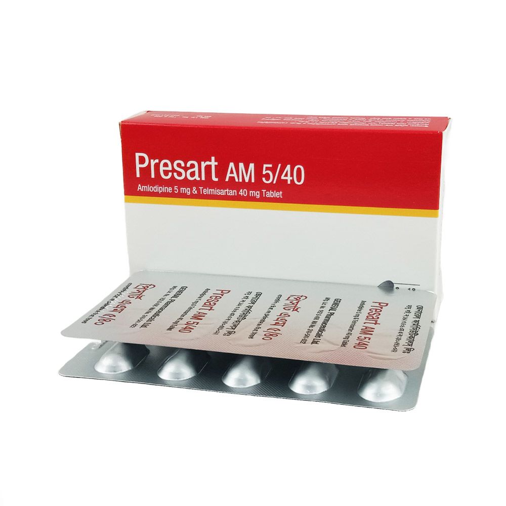 Presart AM 5/40 5mg+40mg Tablet