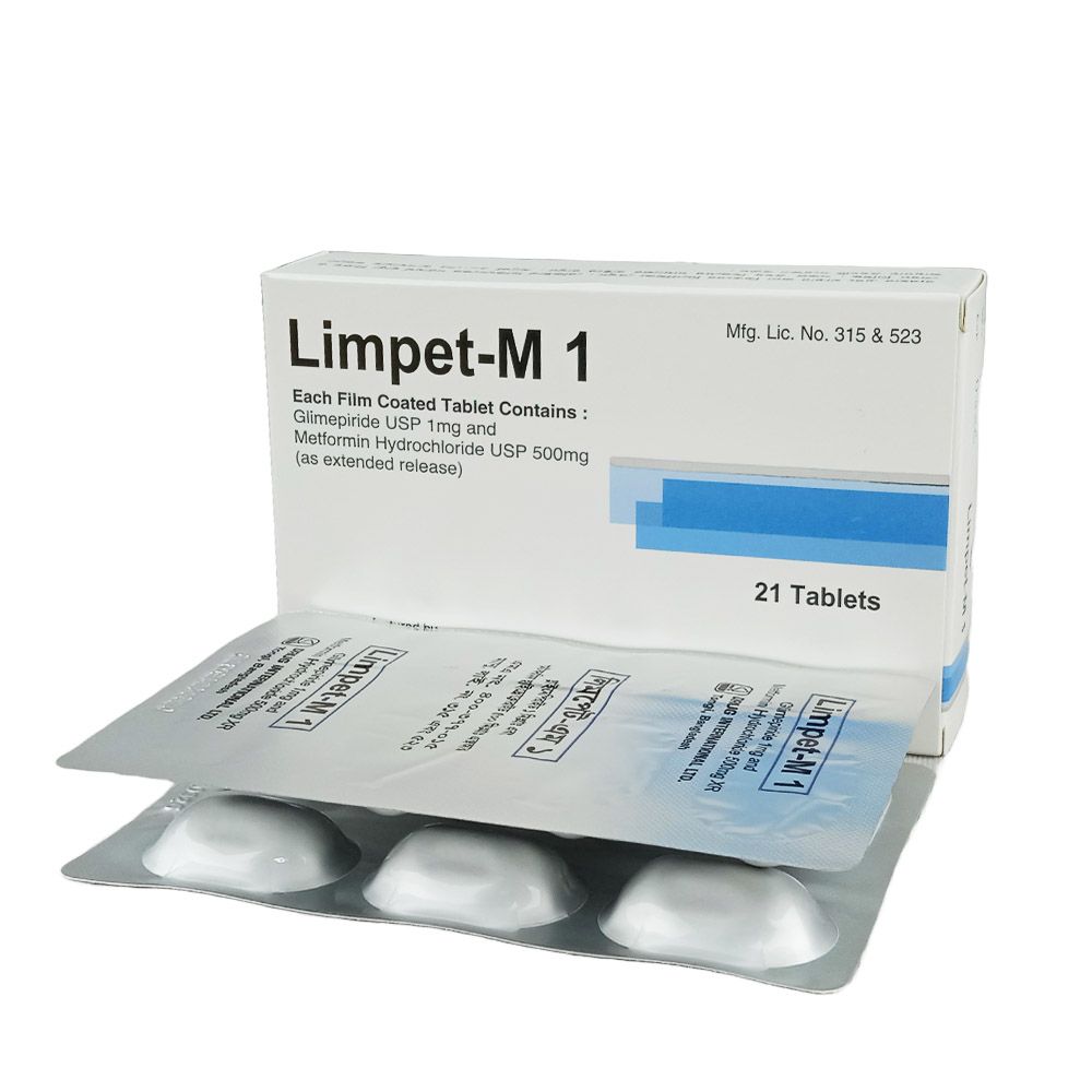 Limpet M 1mg+500mg Tablet