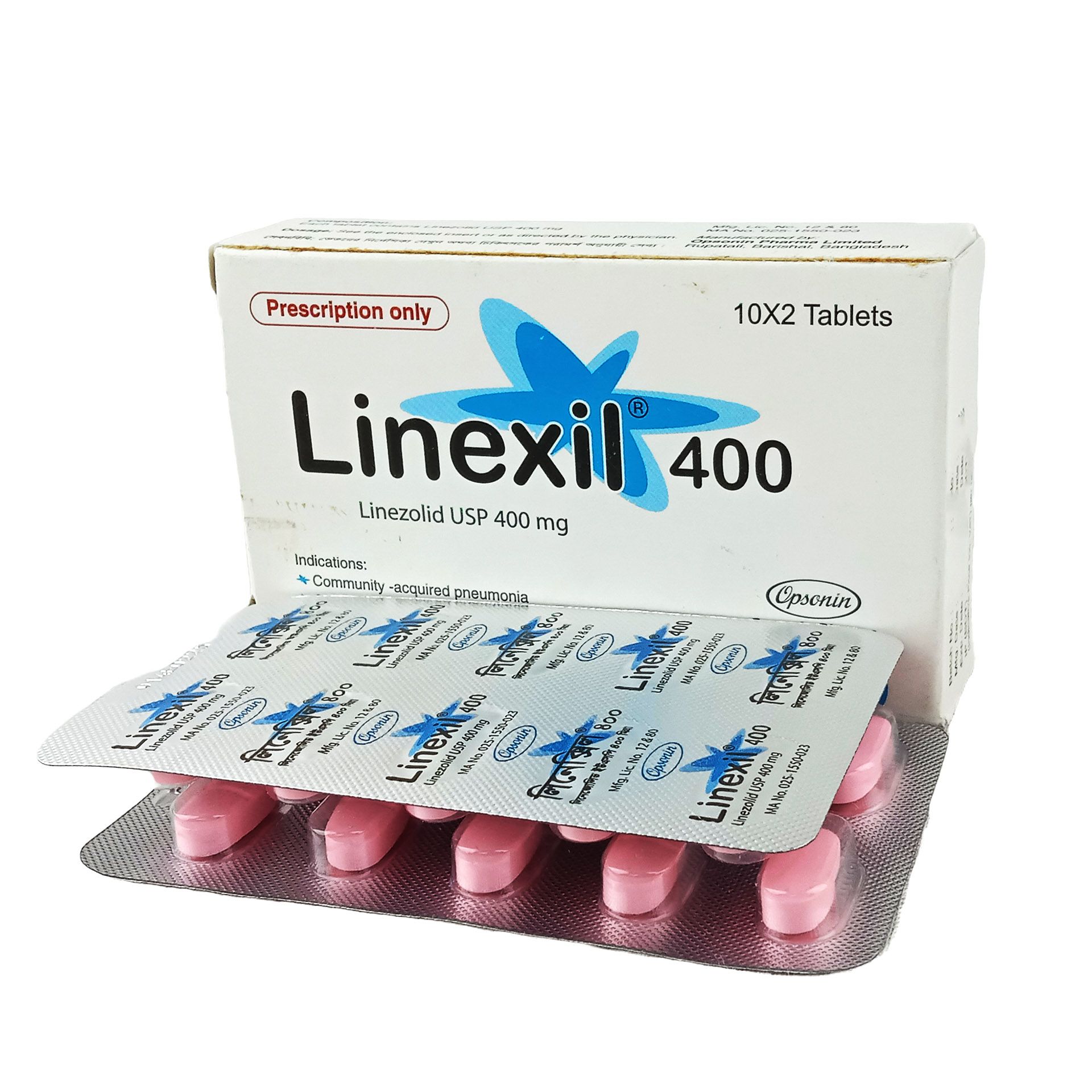 Linexil 400mg Tablet