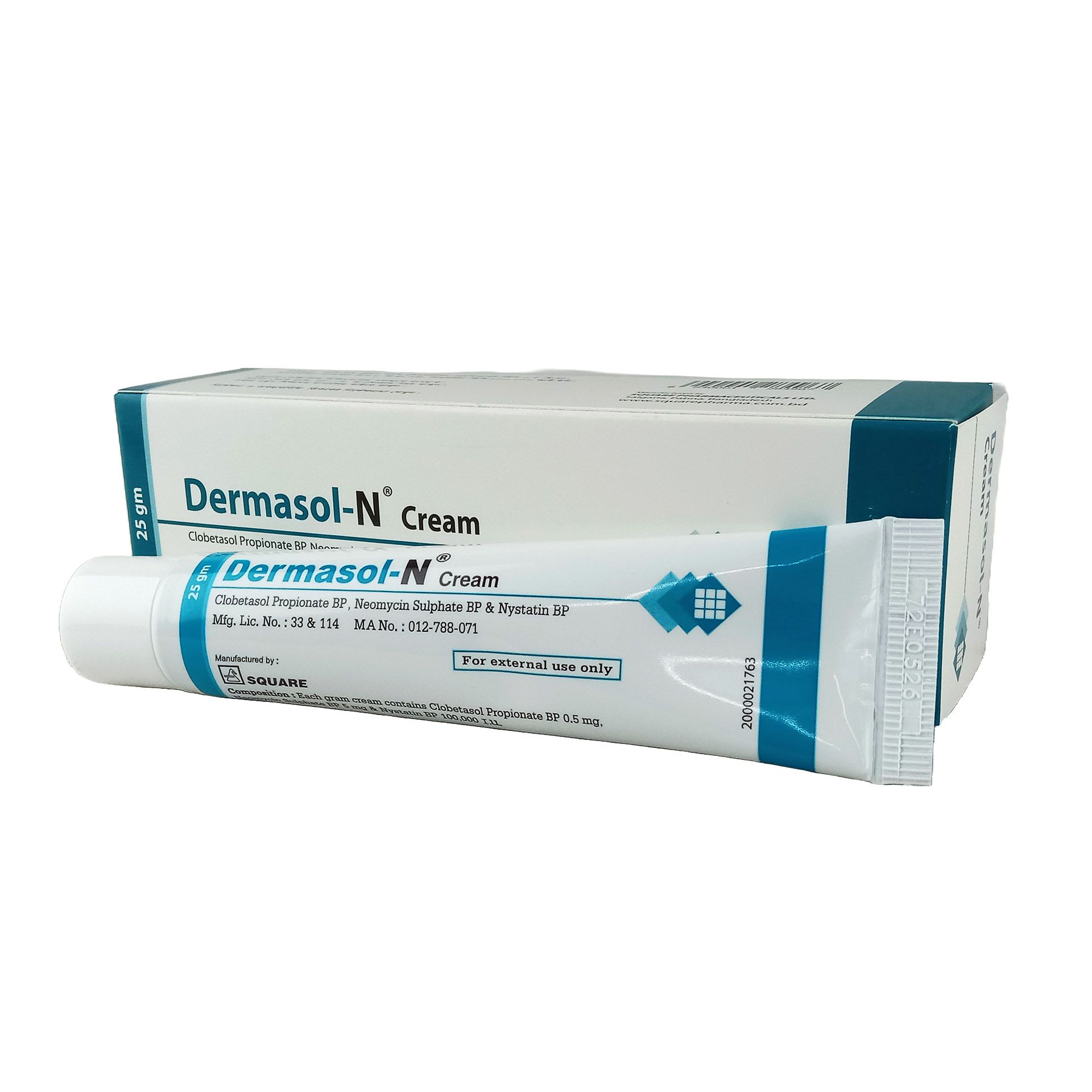 Dermasol N Cream 0.05%+0.50%+100000IU Cream