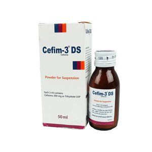 Cefim-3 DS 200mg/5ml Powder for Suspension