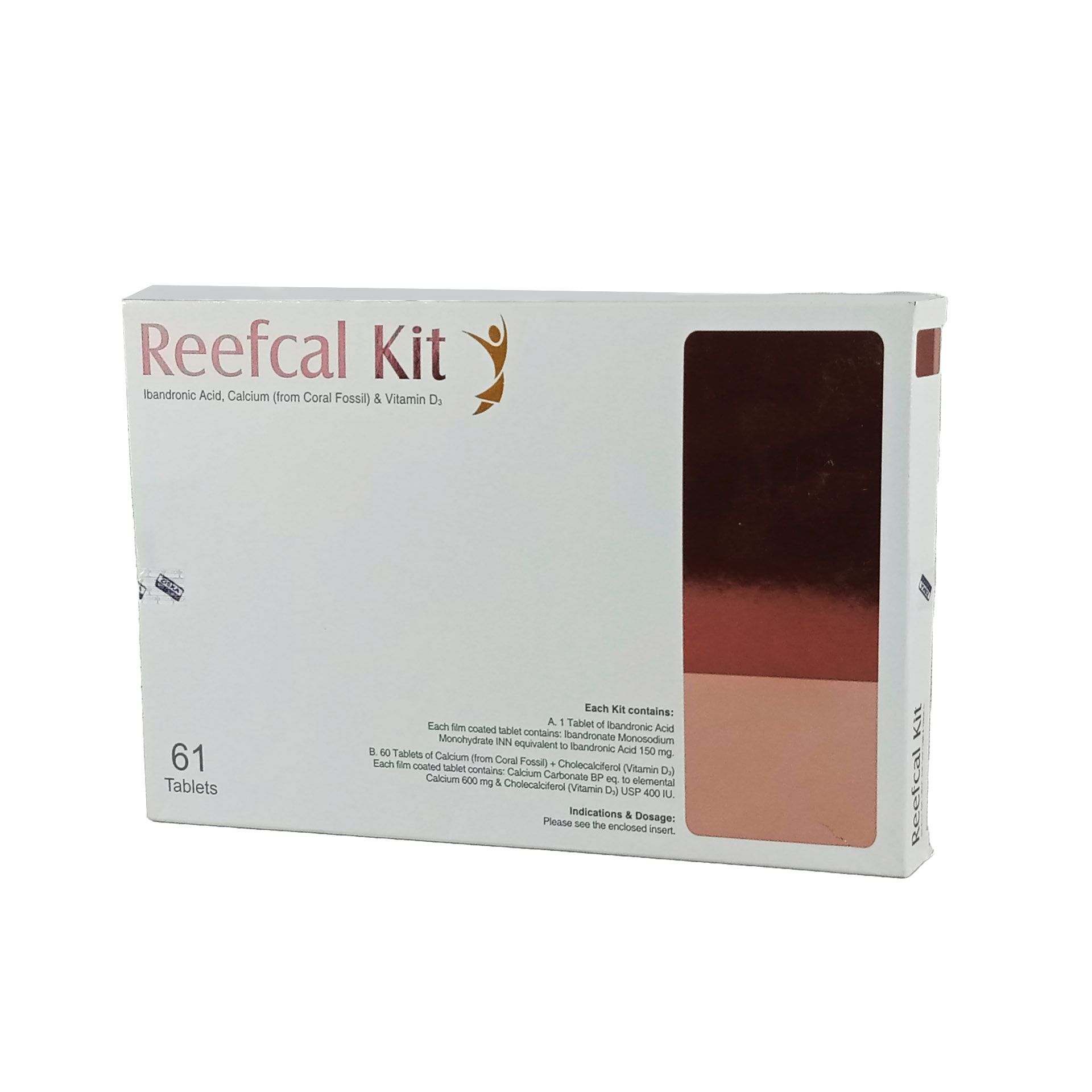 Reefcal Kit 150mg+500mg+200IU Tablet