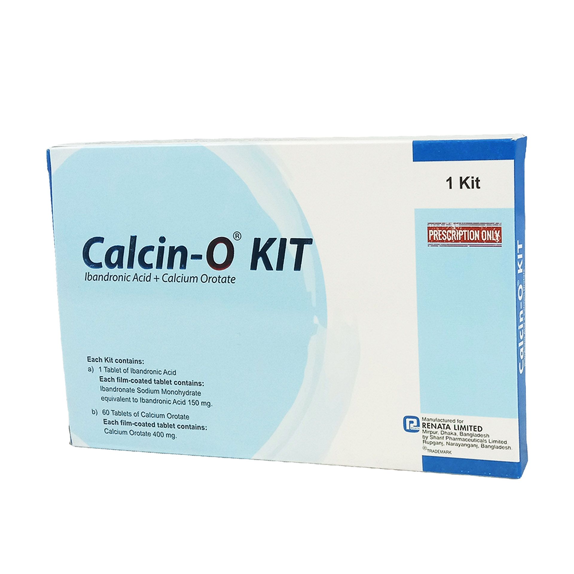 Calcin-O Kit 150mg+400mg Tablet