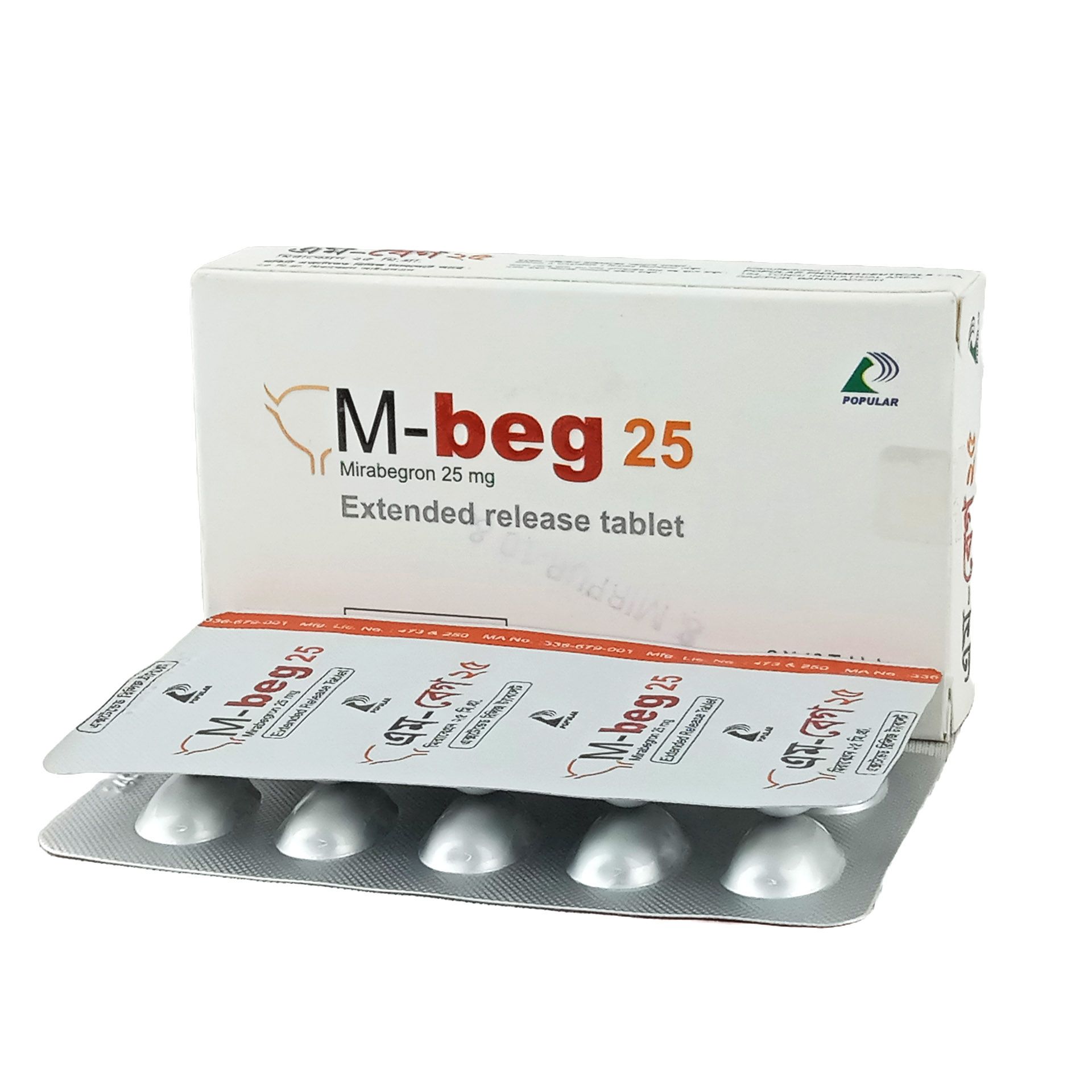 M-Beg 25mg Tablet