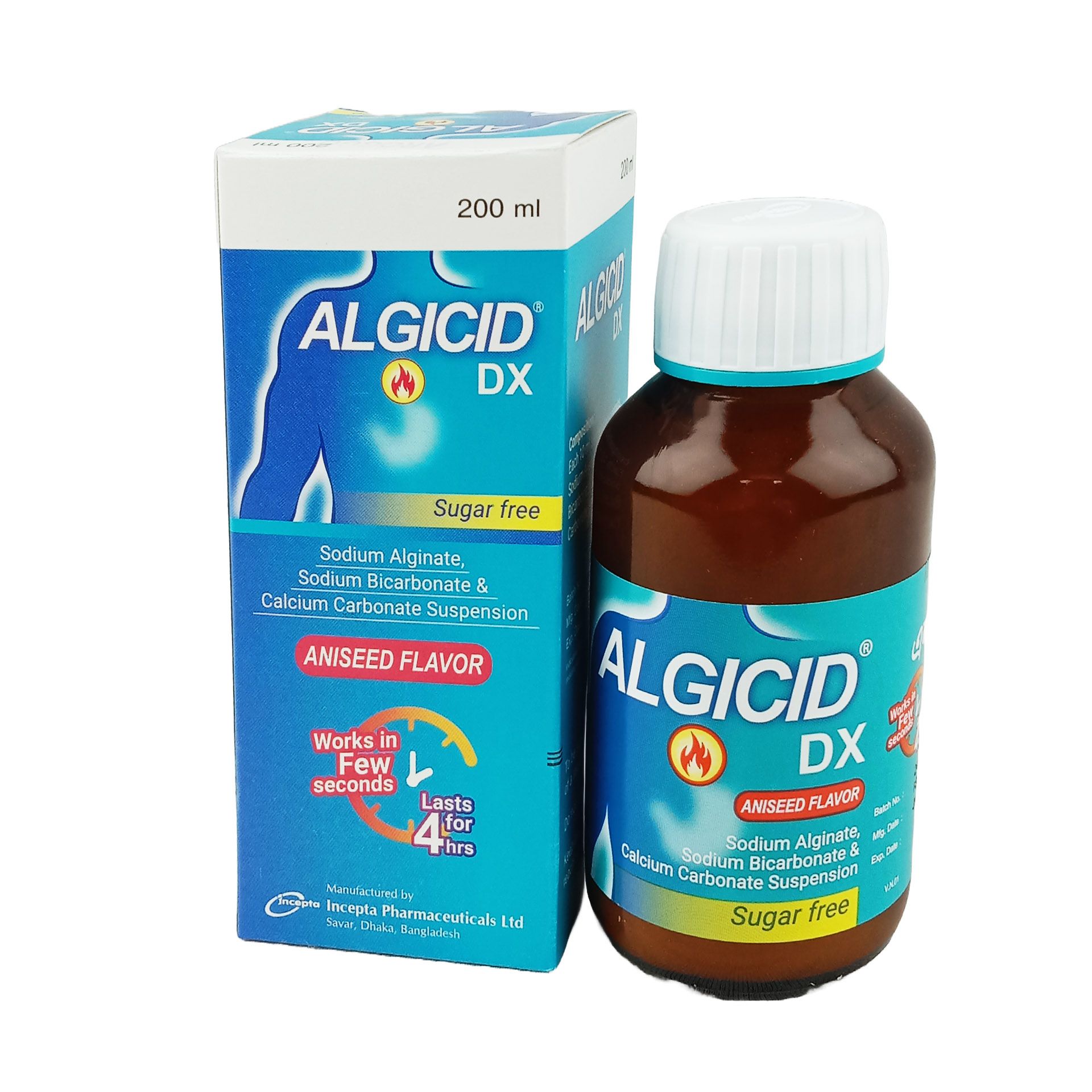 Algicid DX 500mg+267mg+160mg/10ml Suspension